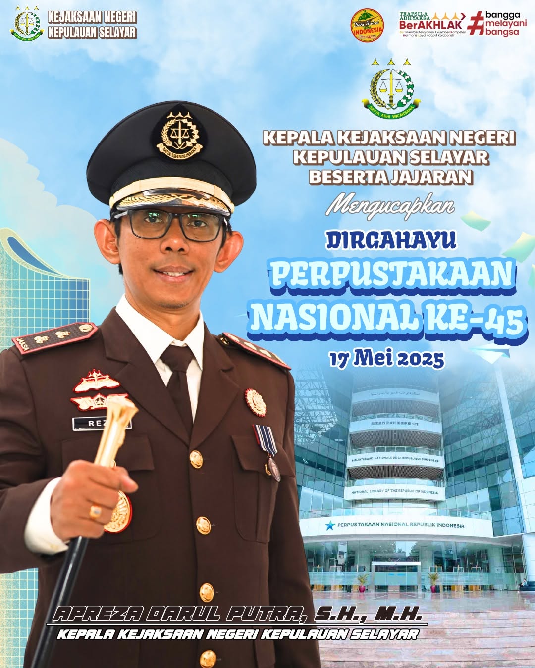 Dirgahayu Perpustakaan Nasional Ke-45