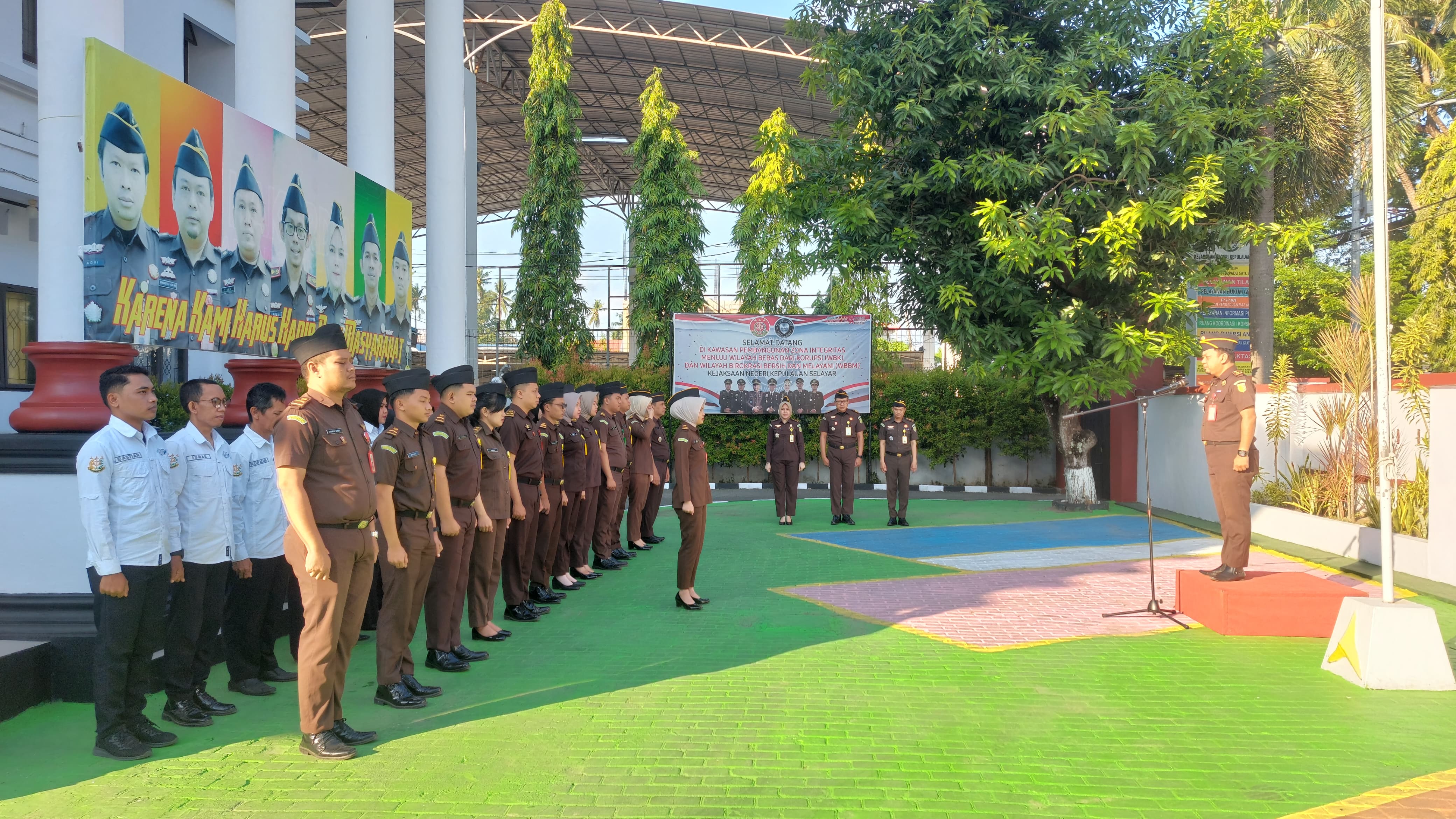 Apel Pagi Kejaksaan Negeri Kepulauan Selayar