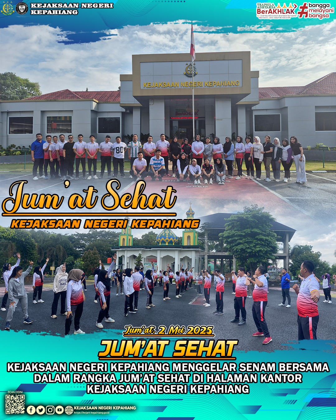 JUMAT SEHAT KEJAKSAAN NEGERI KEPAHIANG