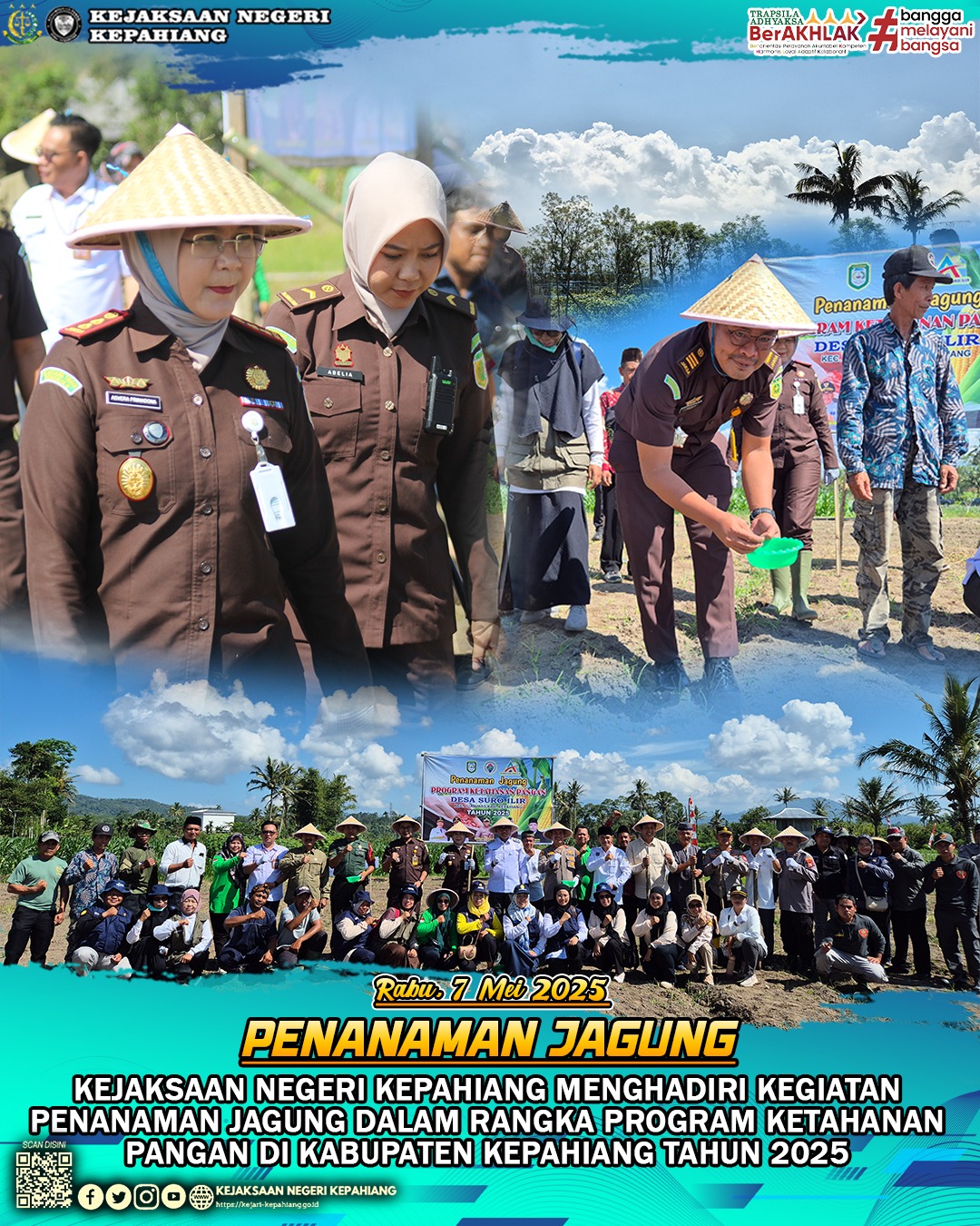 PENANAMAN JAGUNG DALAM RANGKA PROGRAM KETAHANAN PANGAN DI KABUPATEN KEPAHIANG TAHUN 2025