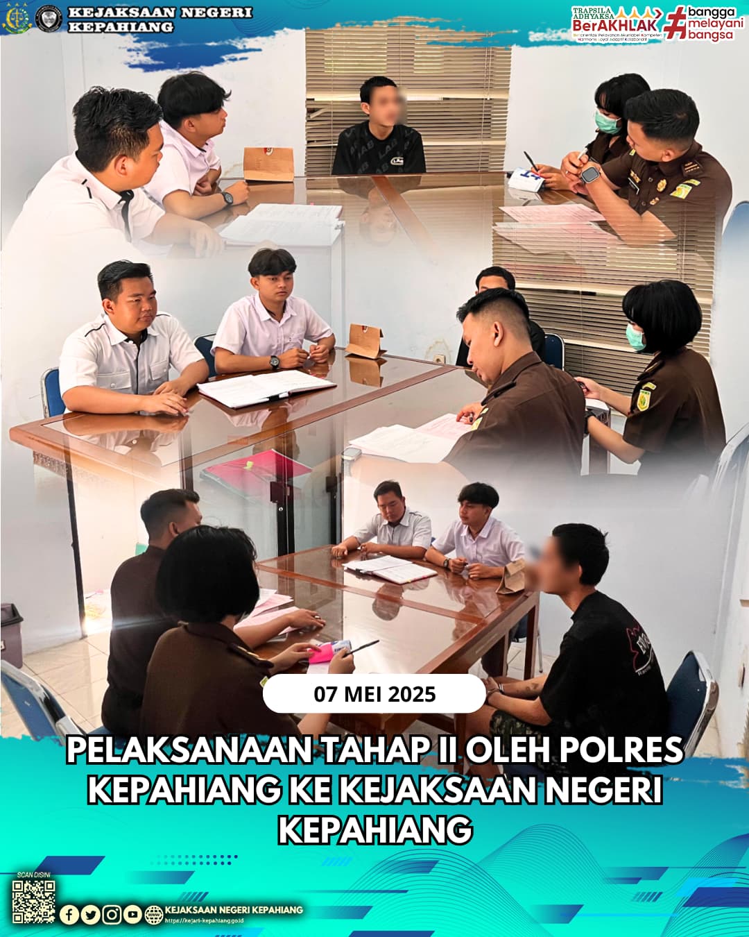 Tahap II oleh Polres Kepahiang ke Kejaksaan Negeri Kepahiang.
