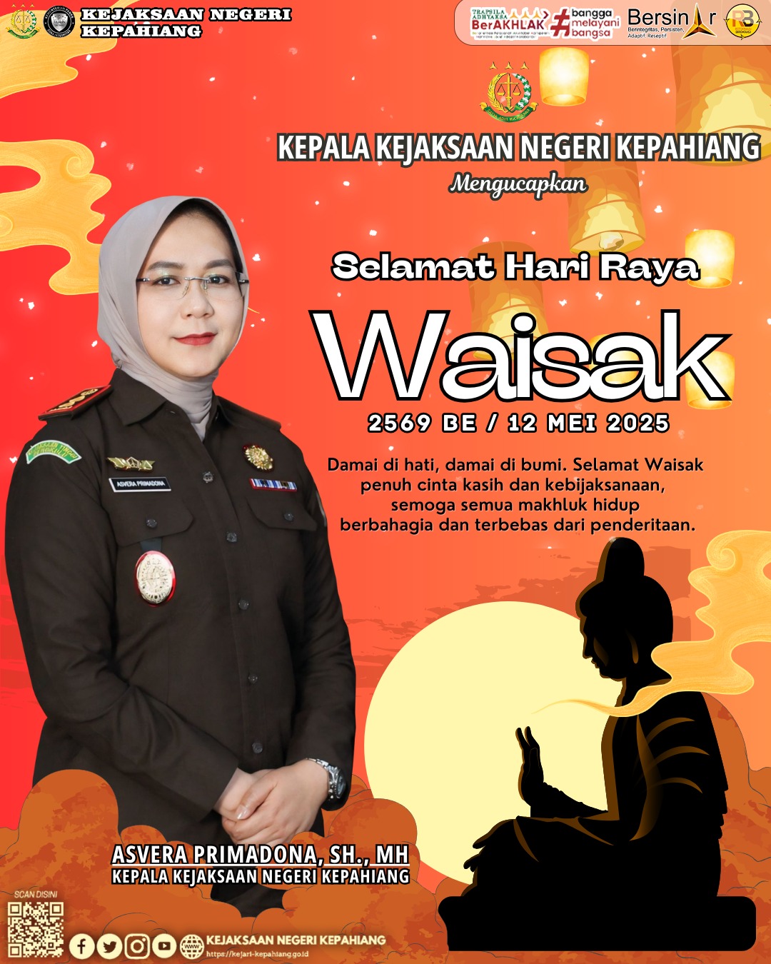 Selamat Hari Raya Waisak 2569 BE  2025 M.