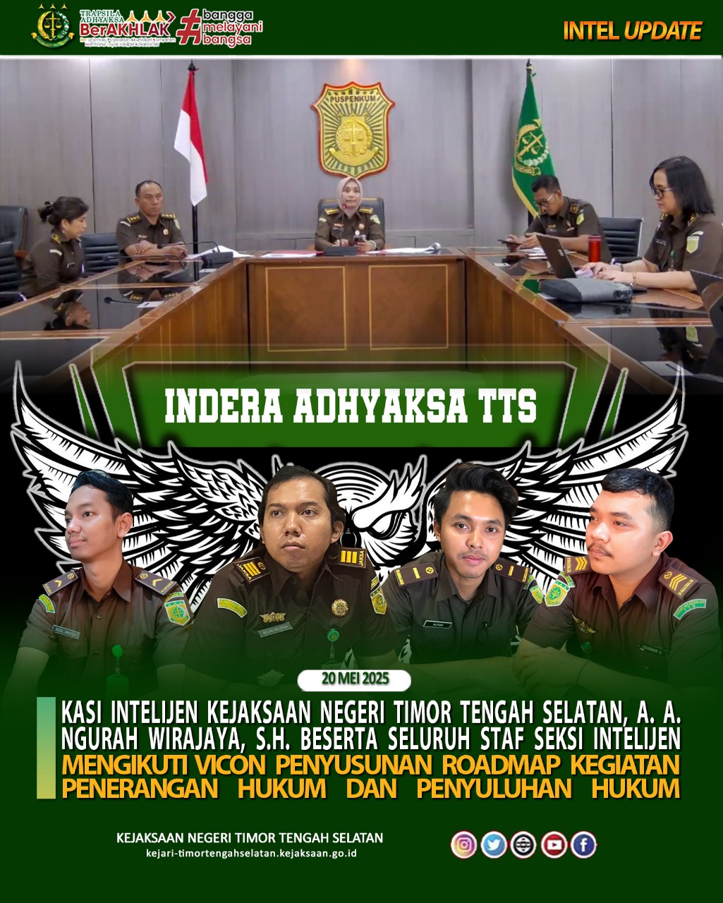 Vicon Penyusunan Roadmap Kegiatan Penerangan Hukum Dan Penyuluhan Hukum