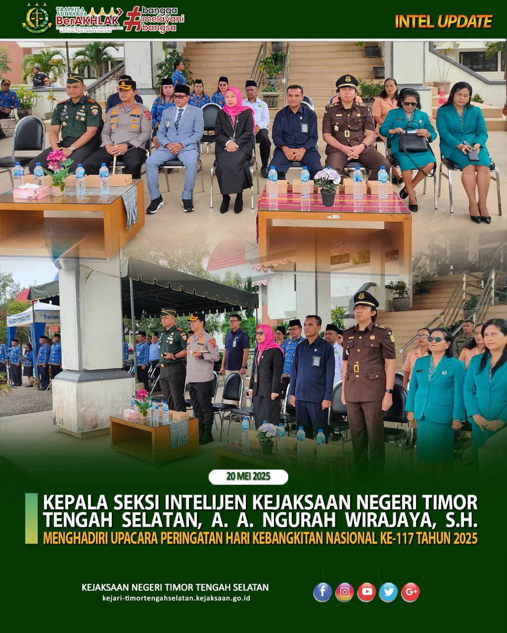 UPACARA PERINGATAN HARI KEBANGKITAN NASIONAL TAHUN 2025 DI KANTOR BUPATI TTS