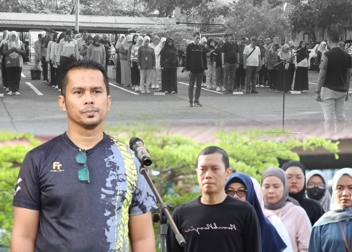Apel dan Senam Pagi Kejaksaan Tinggi Sumatera Barat