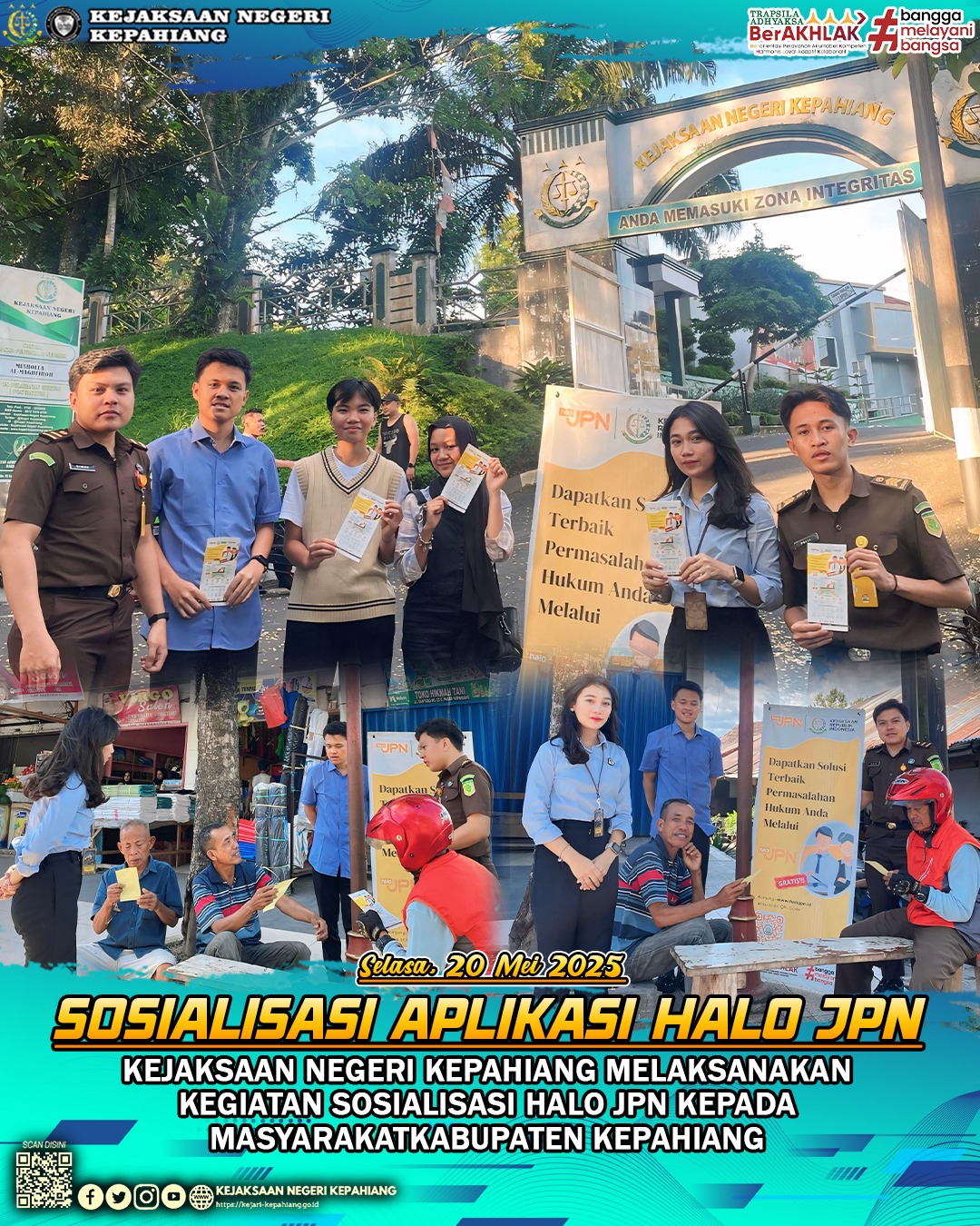 SOSIALISASI APLIKASI HALO JPN KEPADA MASYARAKAT KABUPATEN KEPAHIANG