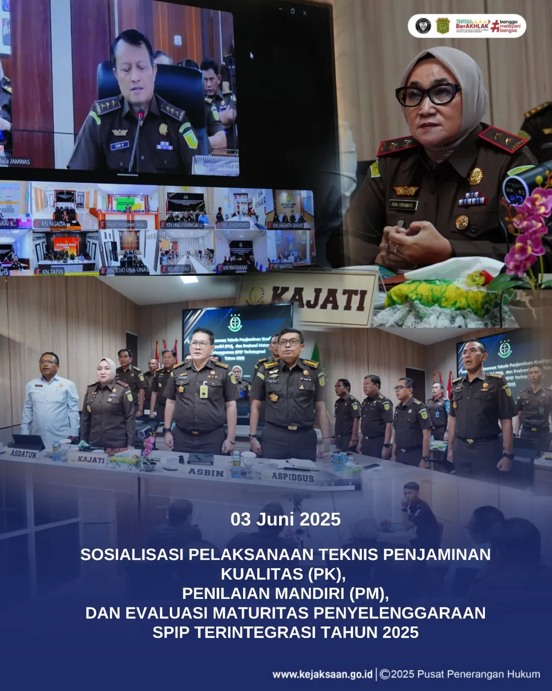 Sosialisasi Pelaksanaan Teknis Penjaminan Kualitas PK), Penilaian Mandiri PM), dan Evaluasi Maturitas Penyelenggaraan Sistem Pengendalian Intern Pemerintah SPIP) Terintegrasi Tahun 2025 Kejaksaan Tinggi Kalimantan Selatan