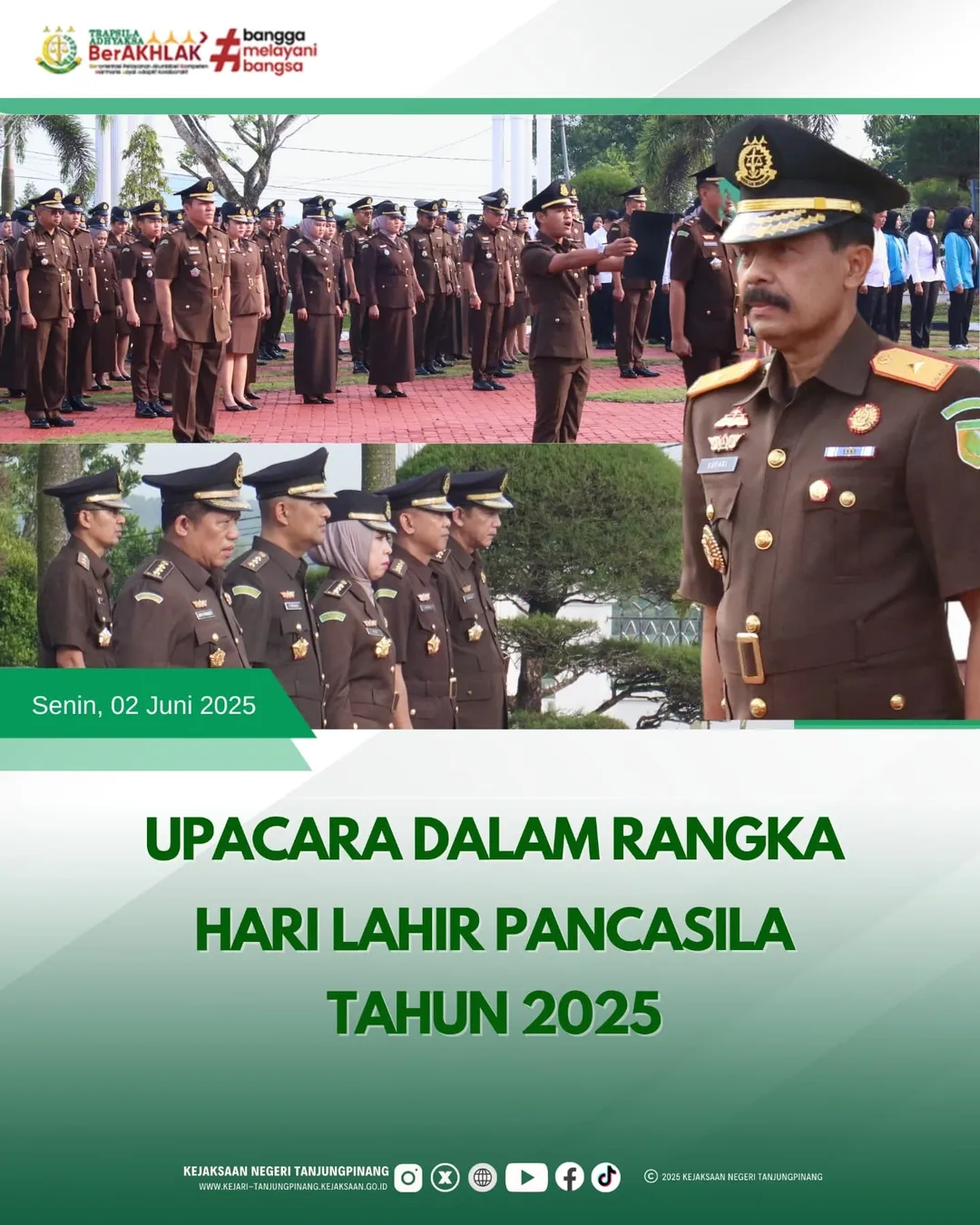 Upacara Dalam Rangka Hari Lahir Pancasila Tahun 2025