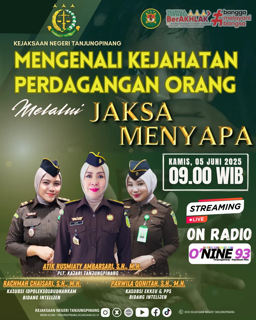 Mengenali Kejahatan Orang Melalui Jaksa Menyapa
