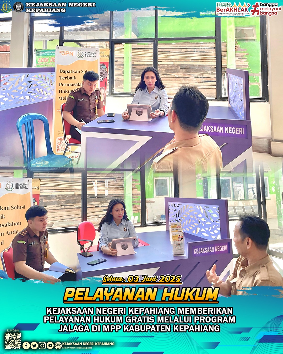 JAKSA MELAYANI WARGA JALAGA) KEJAKSAAN NEGERI KEPAHIANG DI MALL PELAYANAN PUBLIK MPP) KABUPATEN KEPAHIANG