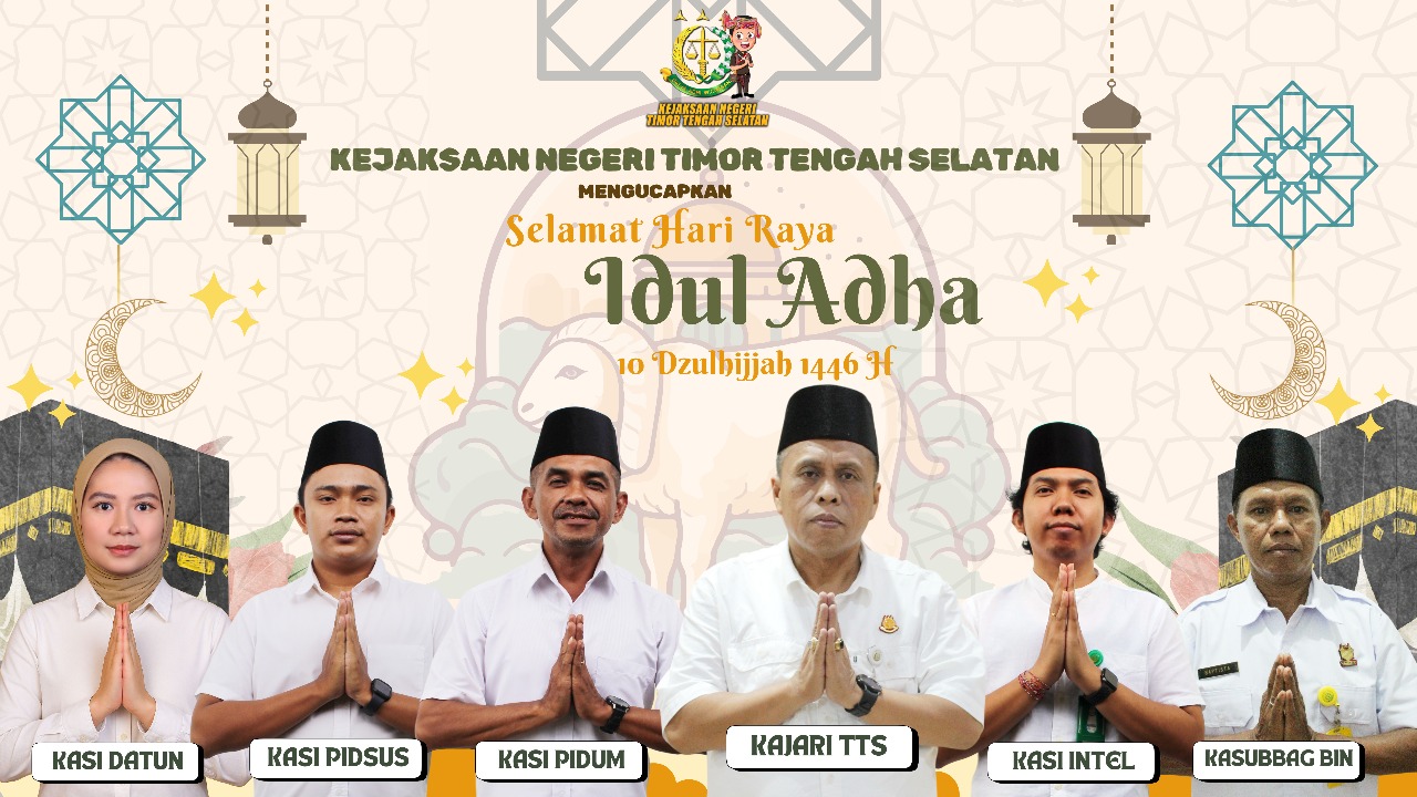 SELAMAT HARI RAYA IDUL ADHA 10 DZULHIJJAH 1446 H.