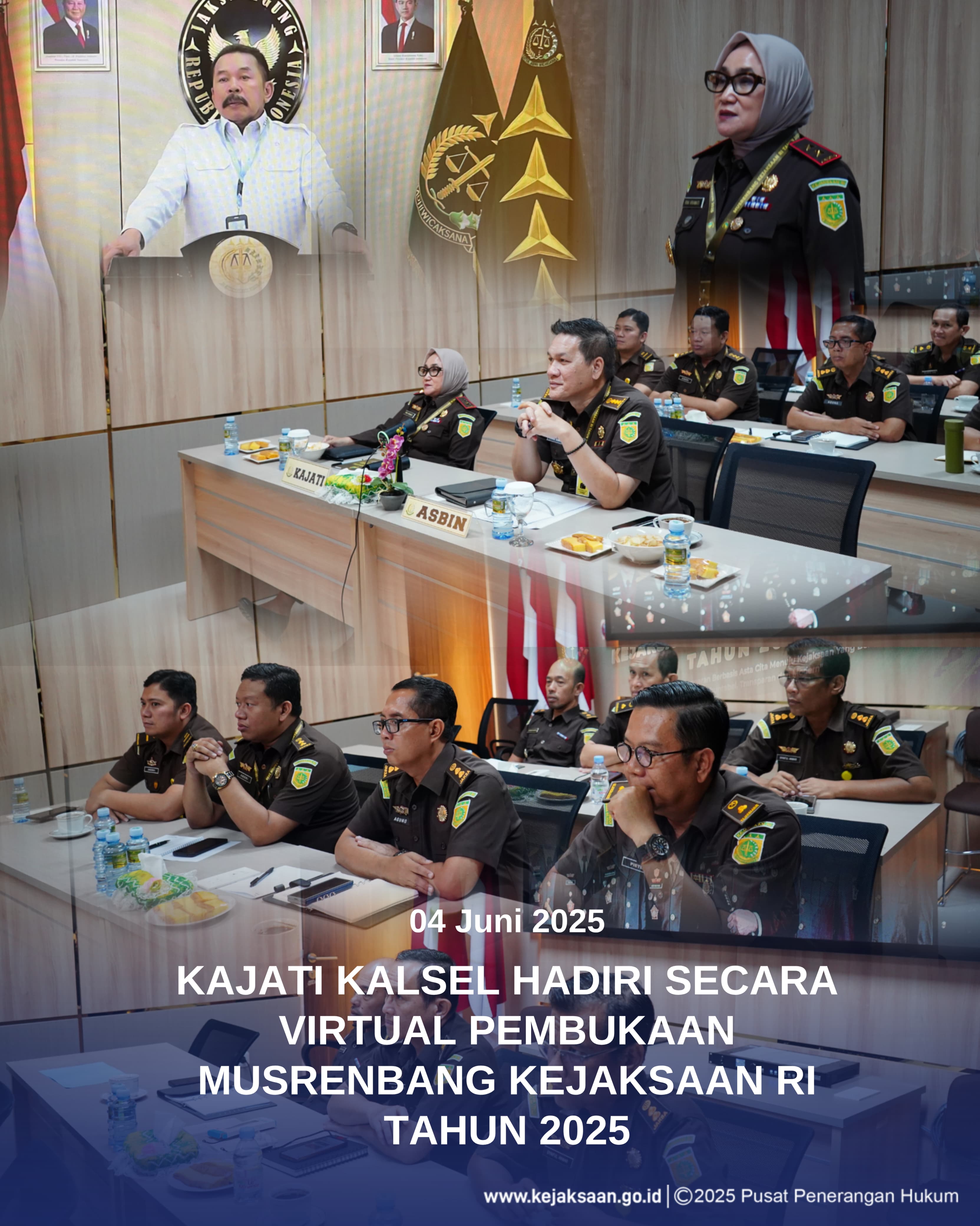 Zoom meeting Pembukaan Musrenbang Kejaksaan Republik Indonesia 2025