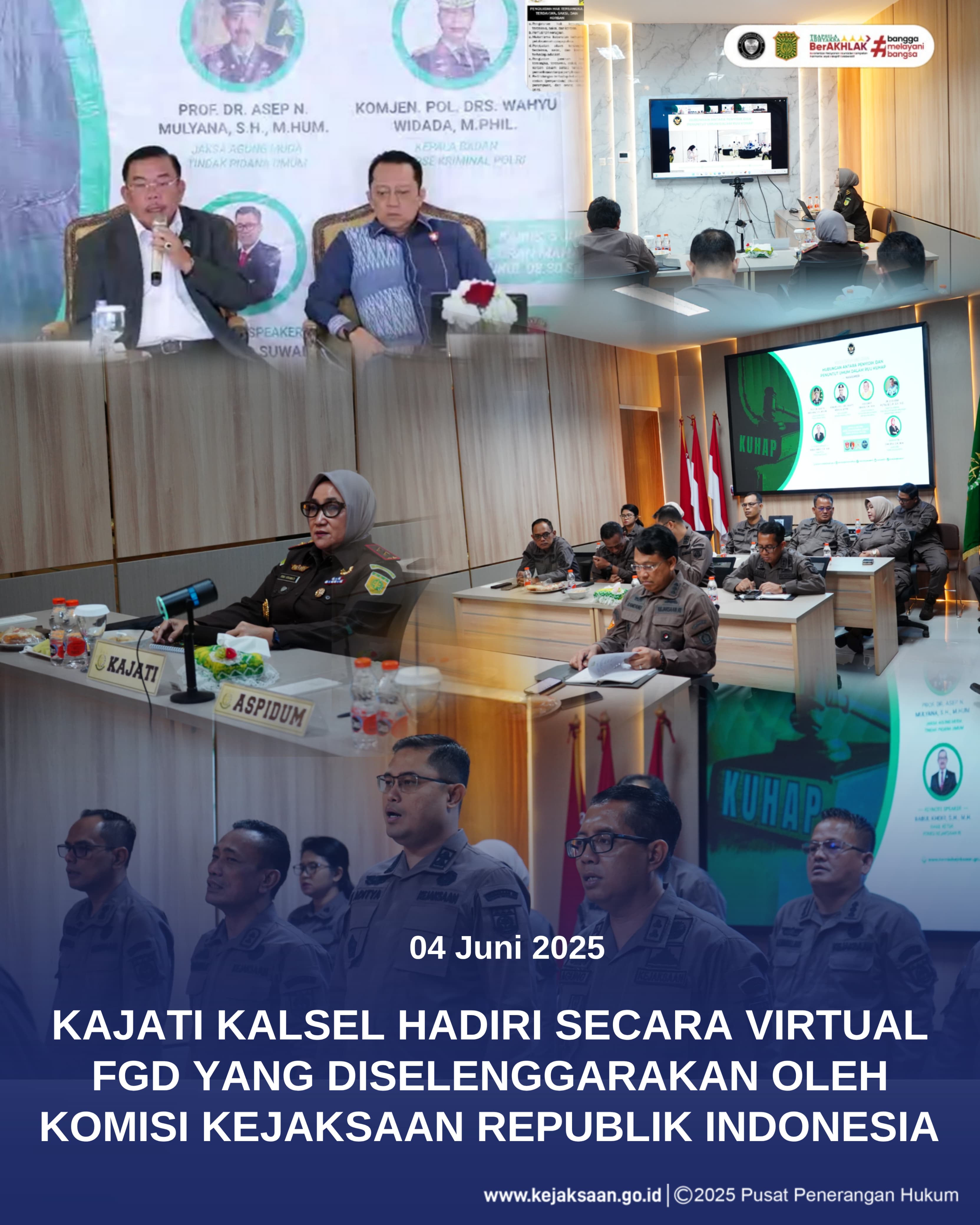 Zoom meeting FGD hubungan antara penyidik dengan penuntut umum dalam dalam RUU KUHAP