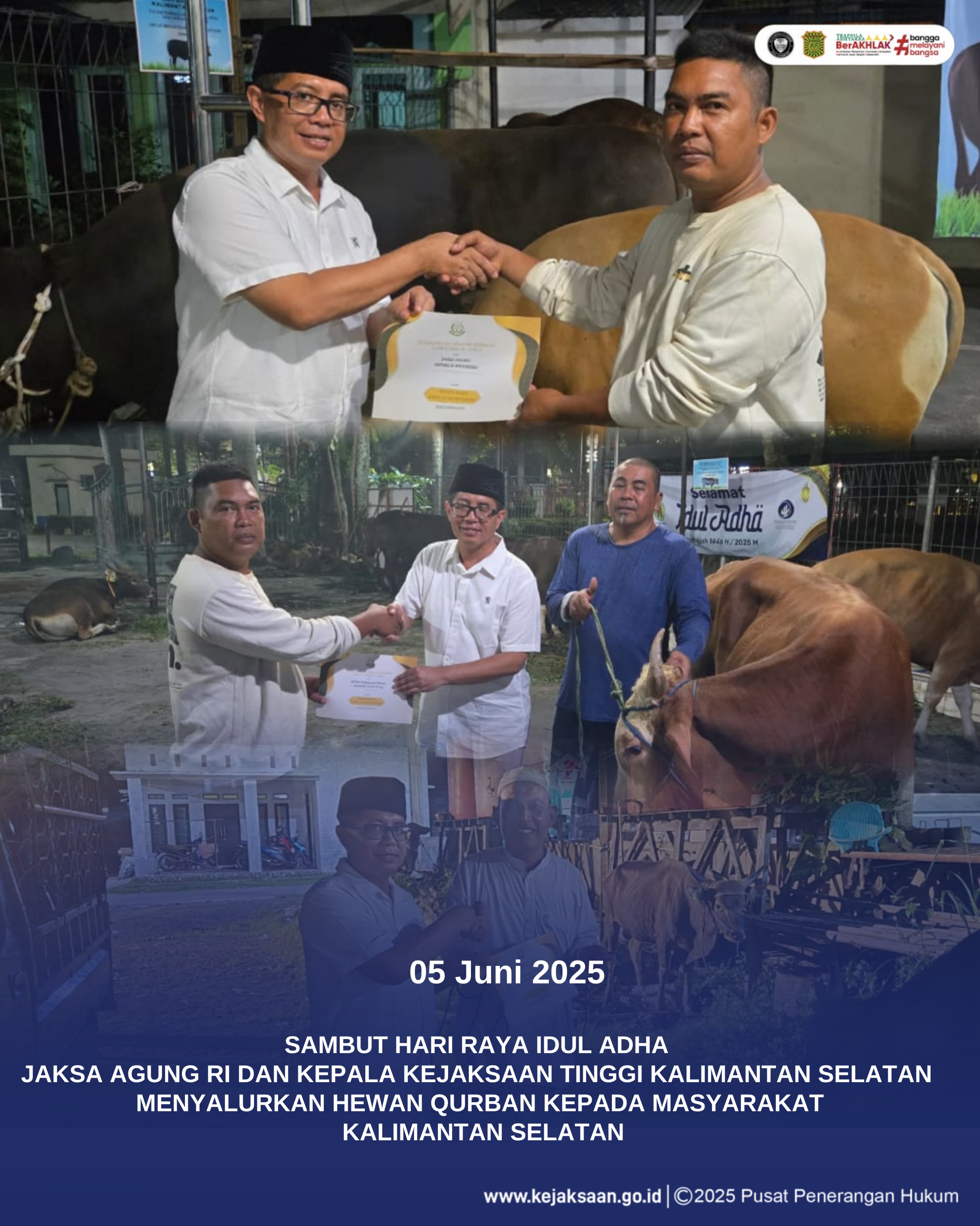 Kepala Kejaksaan Tinggi Kalimantan Selatan diwakili