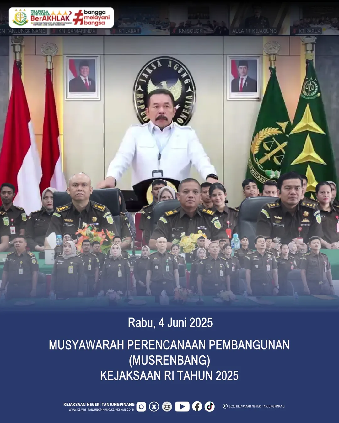 Musyawarah Perencanaan Pembangunan Musrenbang) Kejaksaan RI Tahun 2025