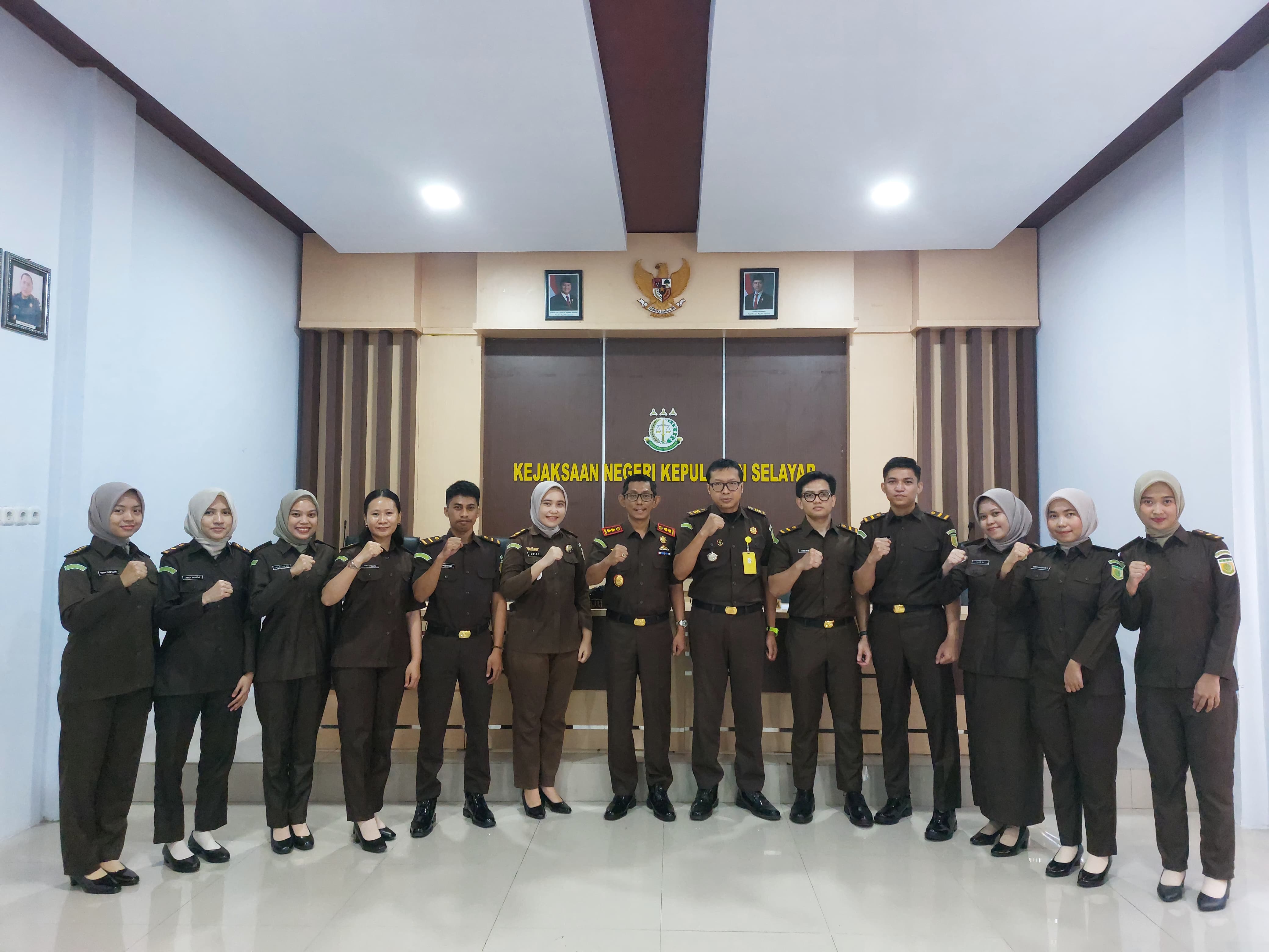 Penerimaan dan Pengarahan Calon Pegawai Negeri Sipil Tahun 2025 pada Kejaksaan Negeri Kepulauan Selayar