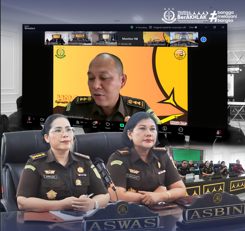 Kejati Sumbar Mengikuti Secara Virtual HaloRB Periode Juni Tahun 2025
