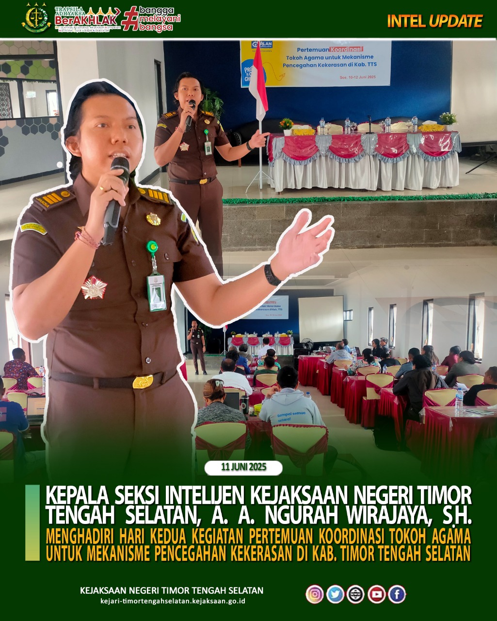 Hari Kedua Kegiatan Pertemuan Koordinasi Tokoh Agama Untuk Mekanisme Pencegahan Kekerasan Di Kab. Timor Tengah Selatan
