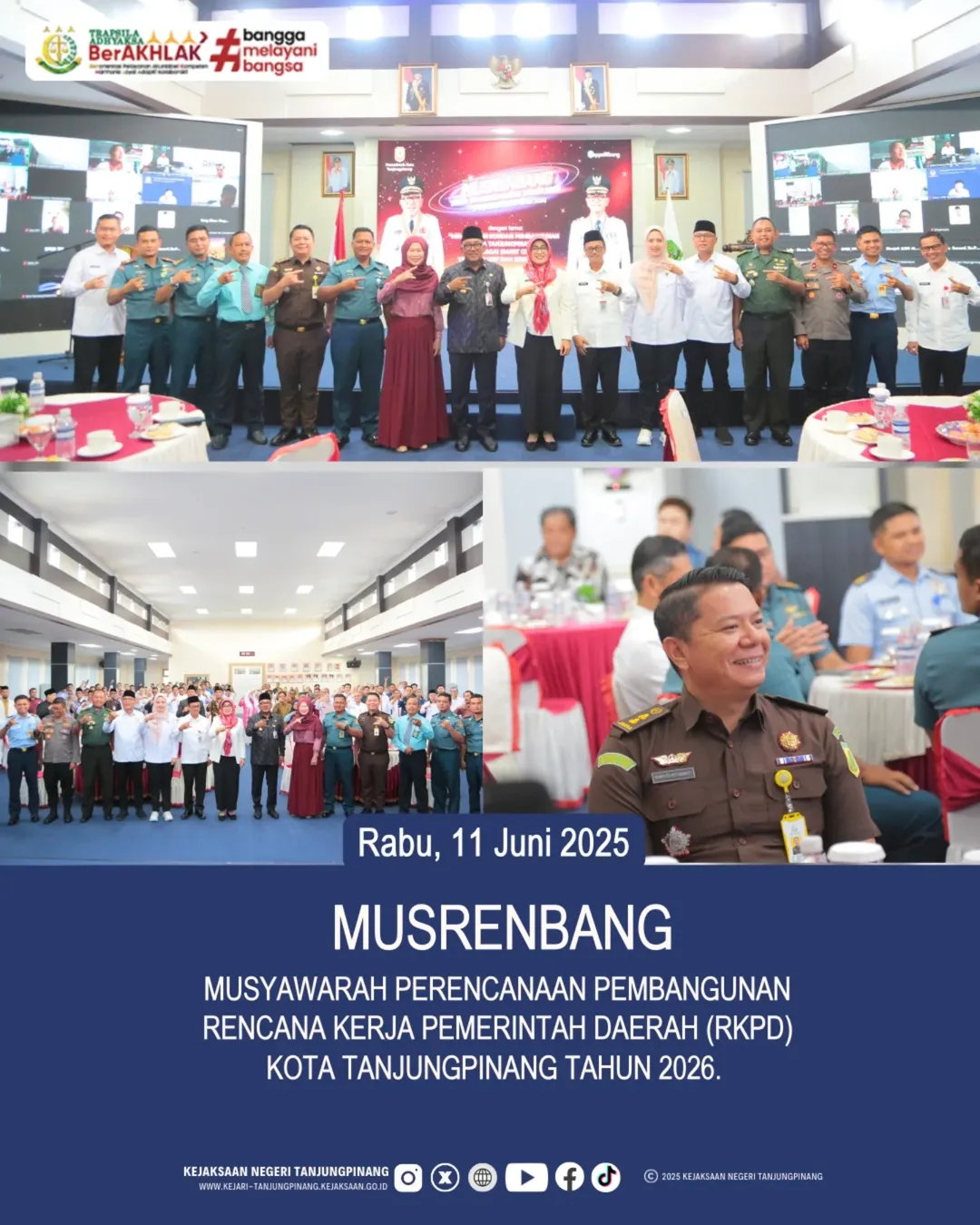 Musrenbang Musyawarah Perencanaan Pembangunan Rencana Kerja Pemerintah Daerah RKPD) Kota Tanjungpinang Tahun 2026