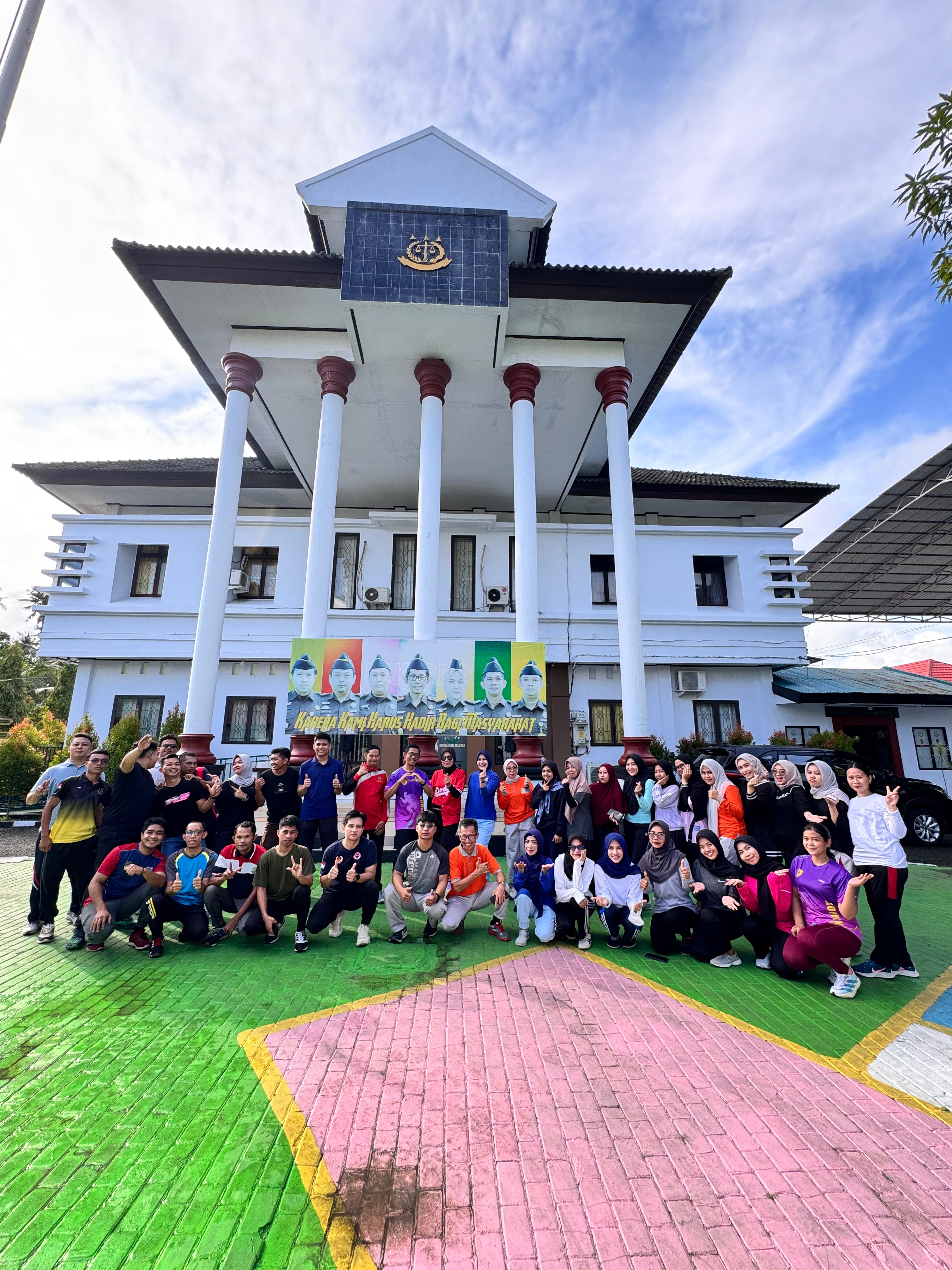 Senam Pagi Kejaksaan Negeri Kepulauan Selayar