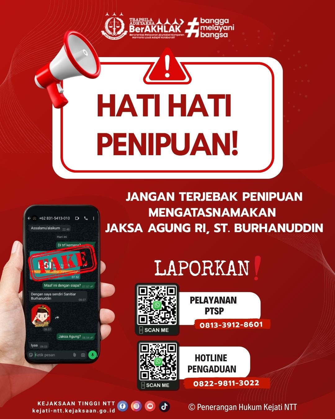 Hati-Hati Penipuan