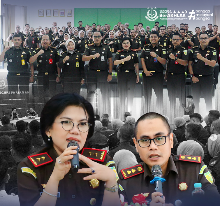 kunjungan kerja ke Kejaksaan Negeri Pariaman dalam rangka peningkatan kinerja satuan kerja di wilayah hukum Sumatera Barat.