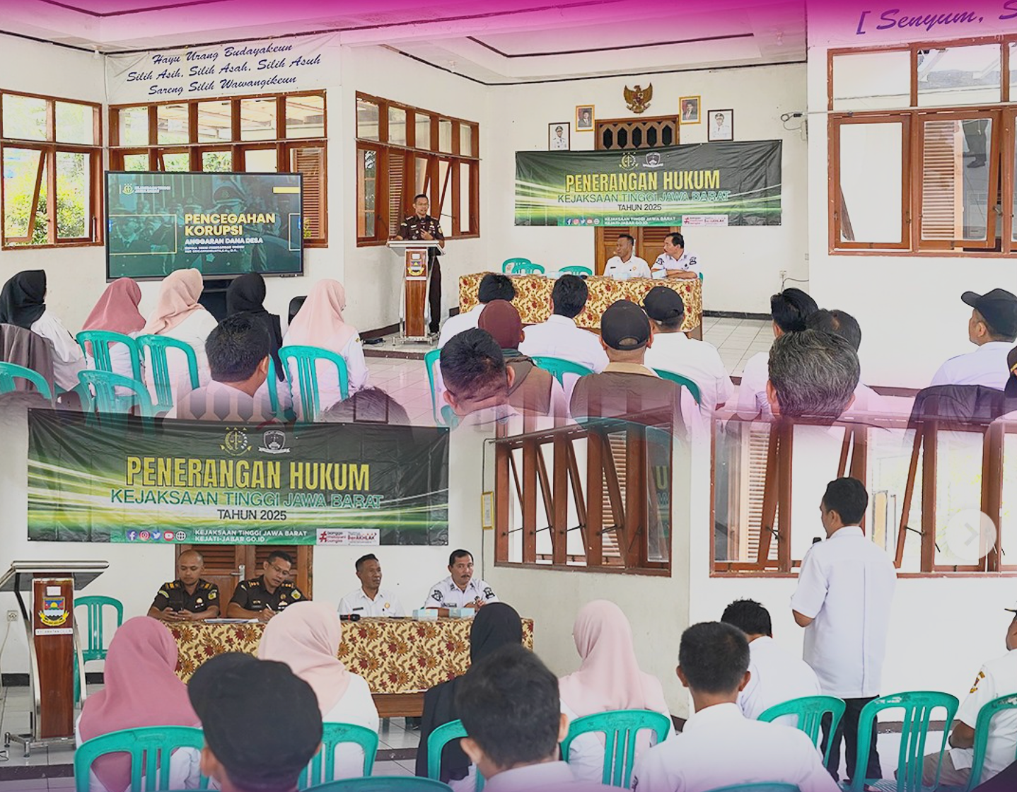 Penerangan Hukum Kejati Jabar  di Kantor Kecamatan Cililin Kabupaten Bandung Barat