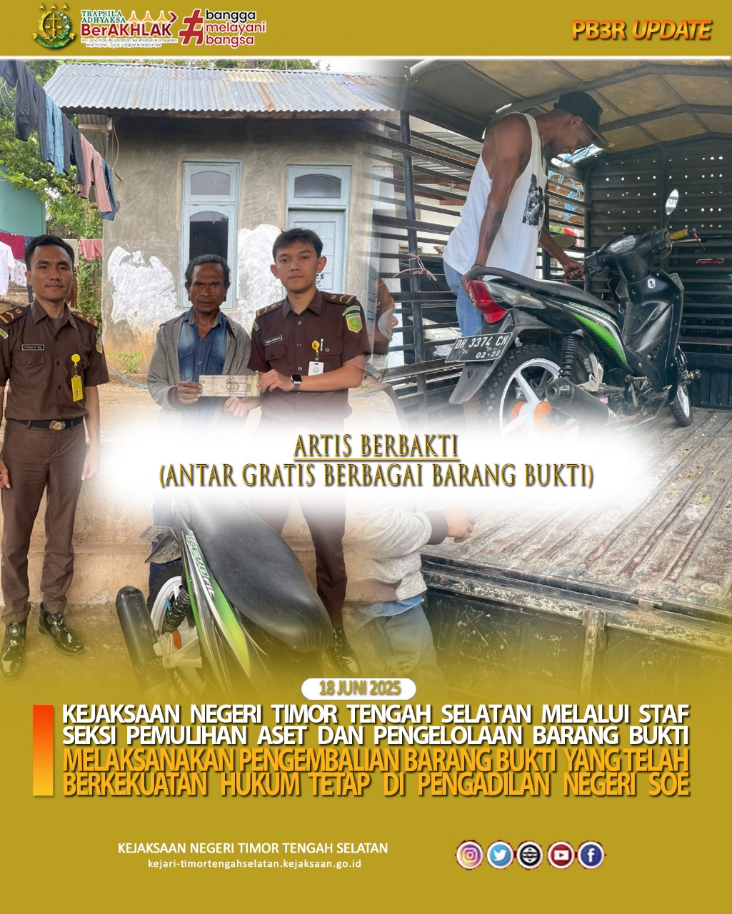 Pengembalian Barang Bukti Yang Telah Berkekuatan Hukum Tetap