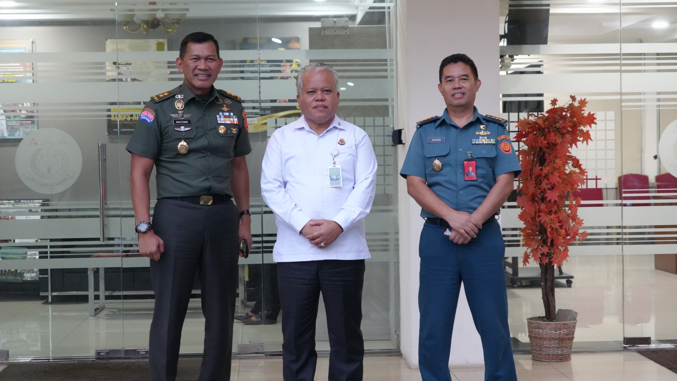 Kapuspen TNI Kunjungi Kapuspenkum Kejaksaan Agung Dalam Rangka Sinergisitas Kedua Lembaga