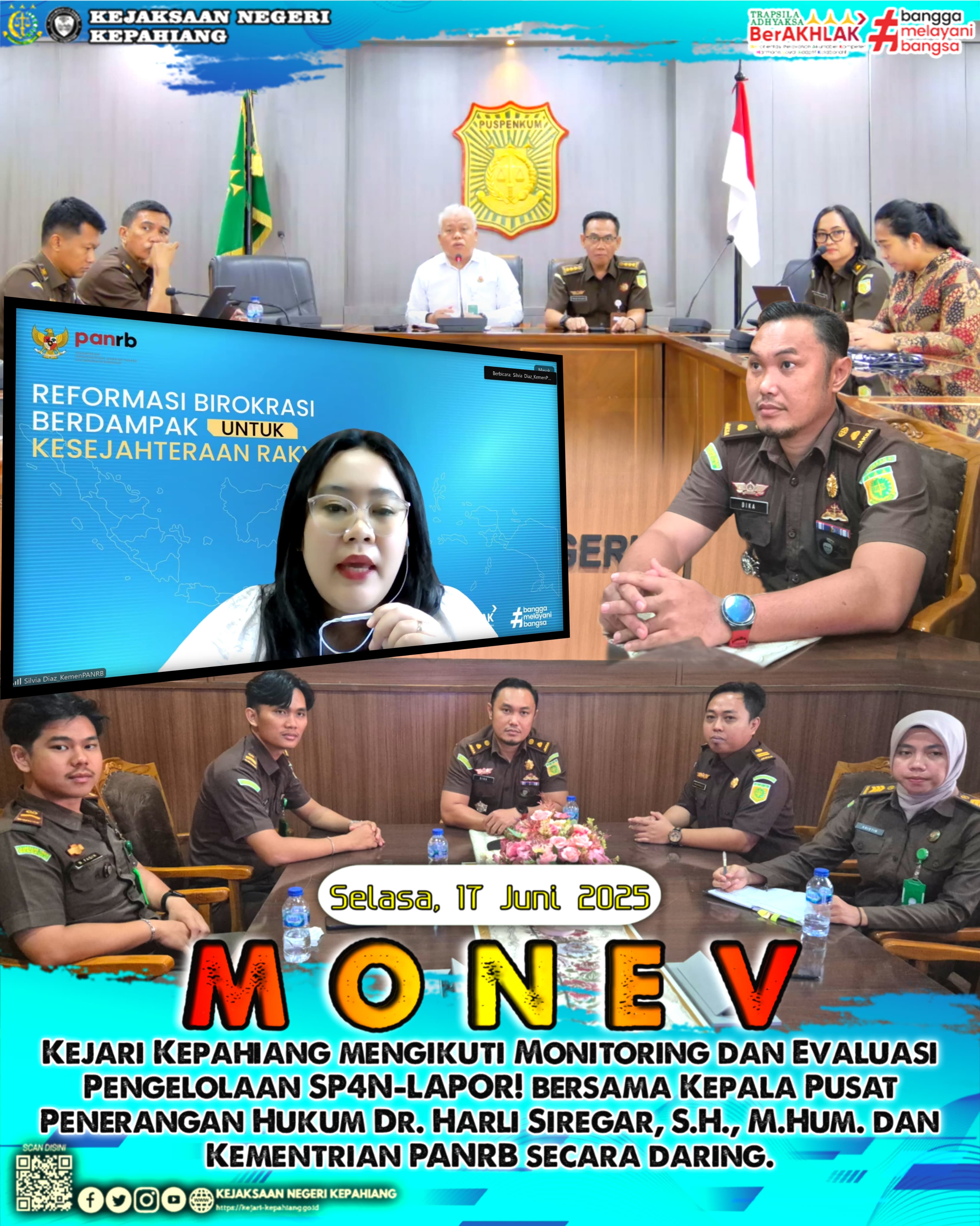 Monitoring dan Evaluasi Pengelolaan SP4N-LAPOR