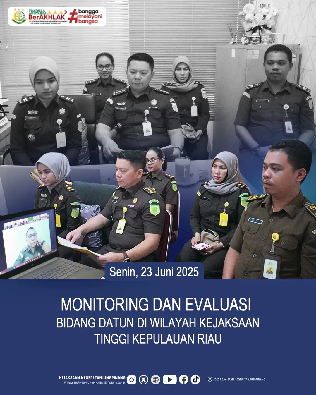 Monitoring dan Evaluasi Bidang Datun di Wilayah Kejaksaan Tinggi Kepulauan Riau