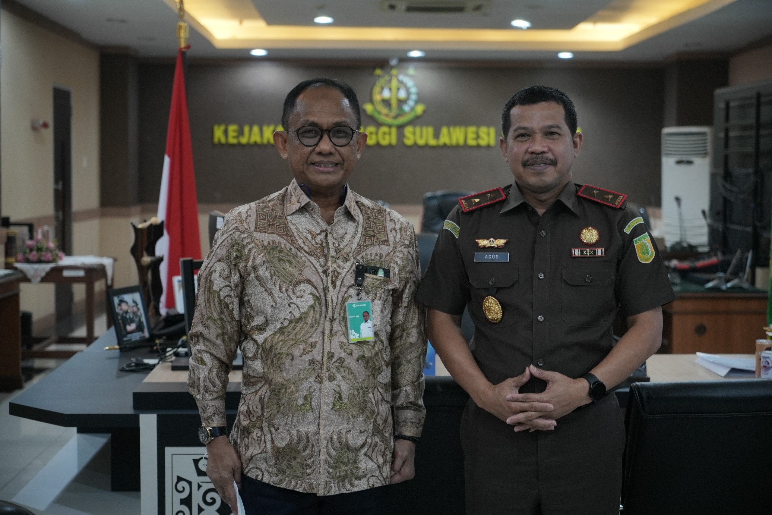 Kajati Sulsel Agus Salim Terima Kunjungan Silaturahmi Dirut RSUP Dr. Wahidin Sudirohusodo