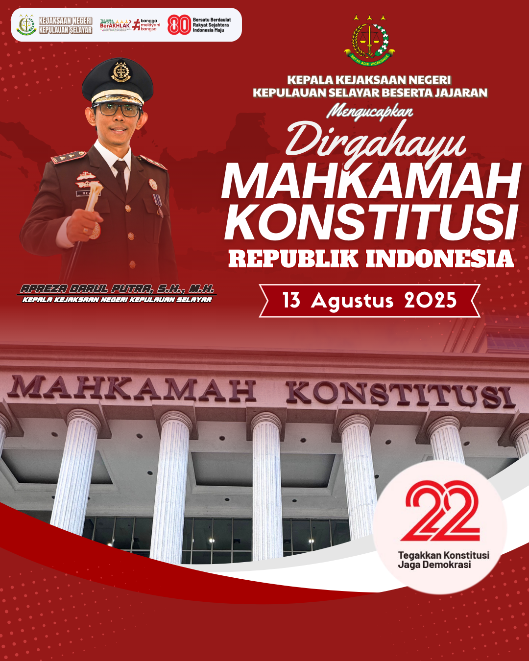 Dirgahayu Mahkamah Konstitusi Republik Indonesia