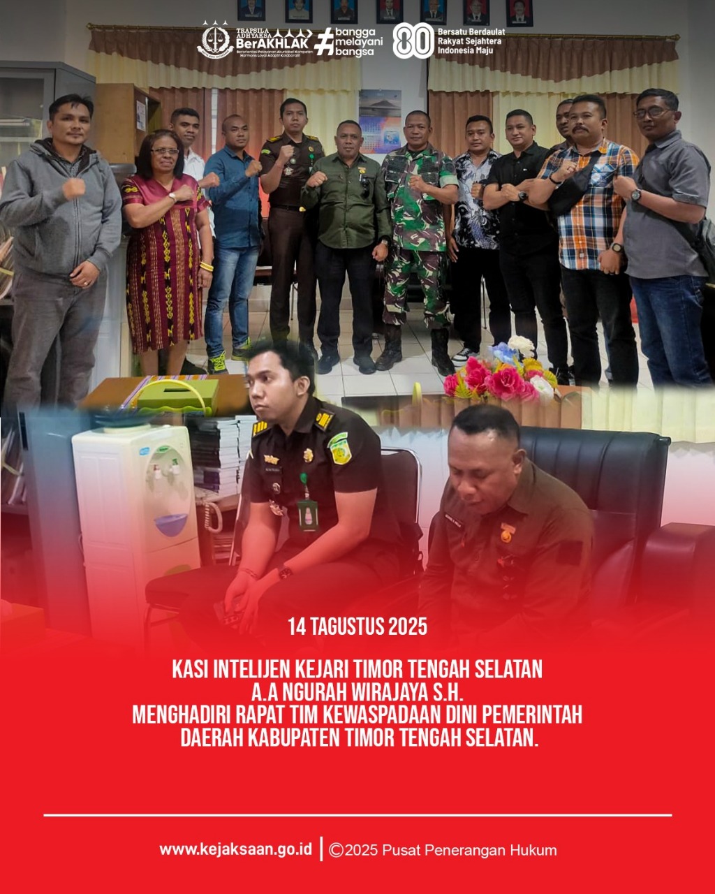 rapat Tim Kewaspadaan Dini Pemerintah Daerah Kabupaten Timor Tengah Selatan