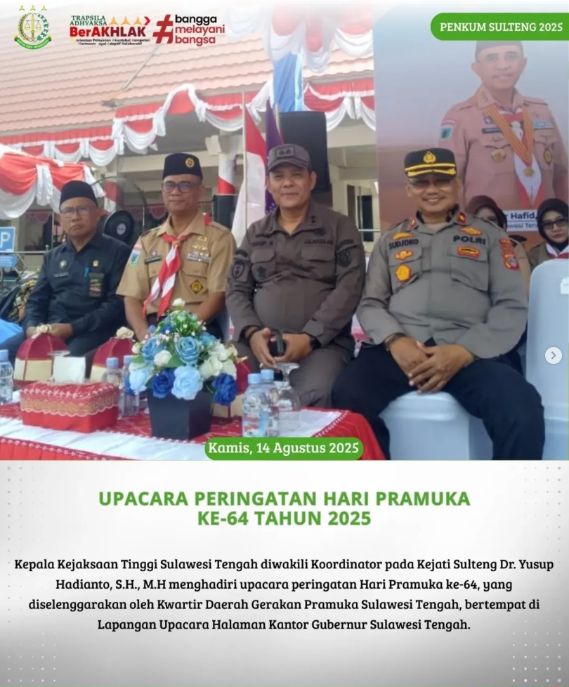 UPACARA PERINGATAN HARI PRAMUKA KE-64 TAHUN 2025