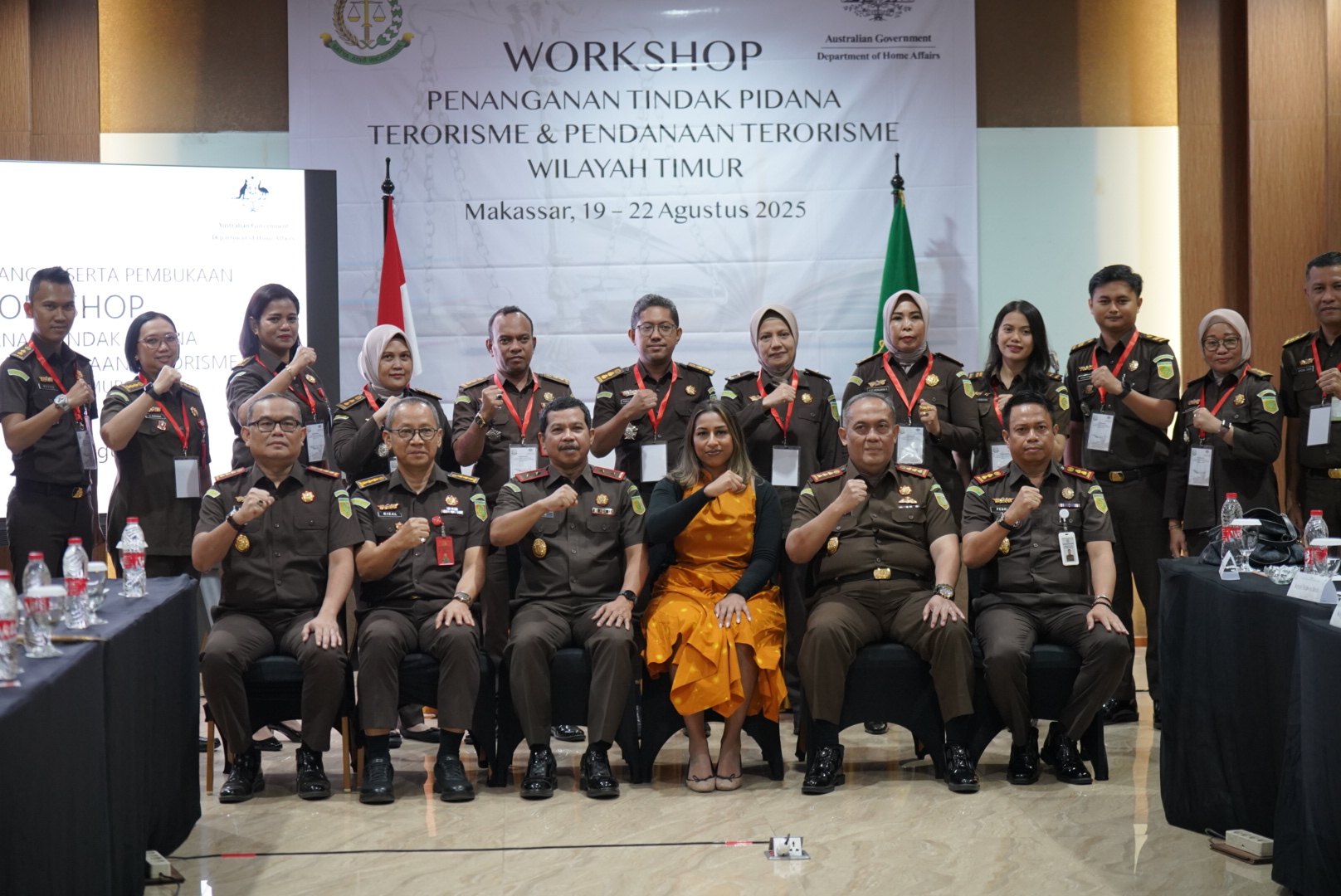 Kajati Sulsel Agus Salim Buka Workshop Penanganan Tindak Pidana dan Pendanaan Terorisme Wilayah Timur