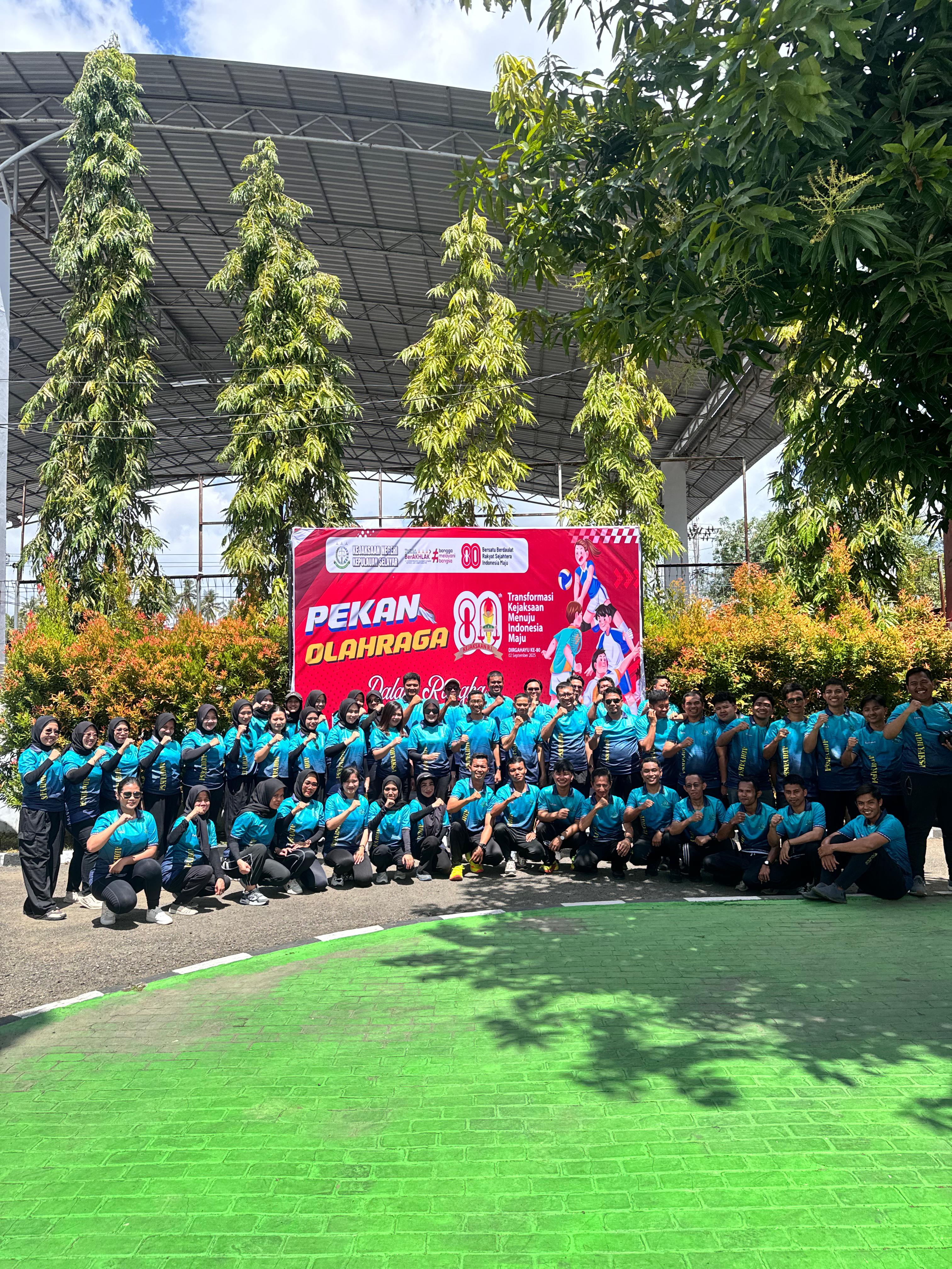 Upacara Pembukaan Pekan Olahraga Dalam Rangka Memperingati Hari Lahir Kejaksaan RI Ke-80 Tahun 2025
