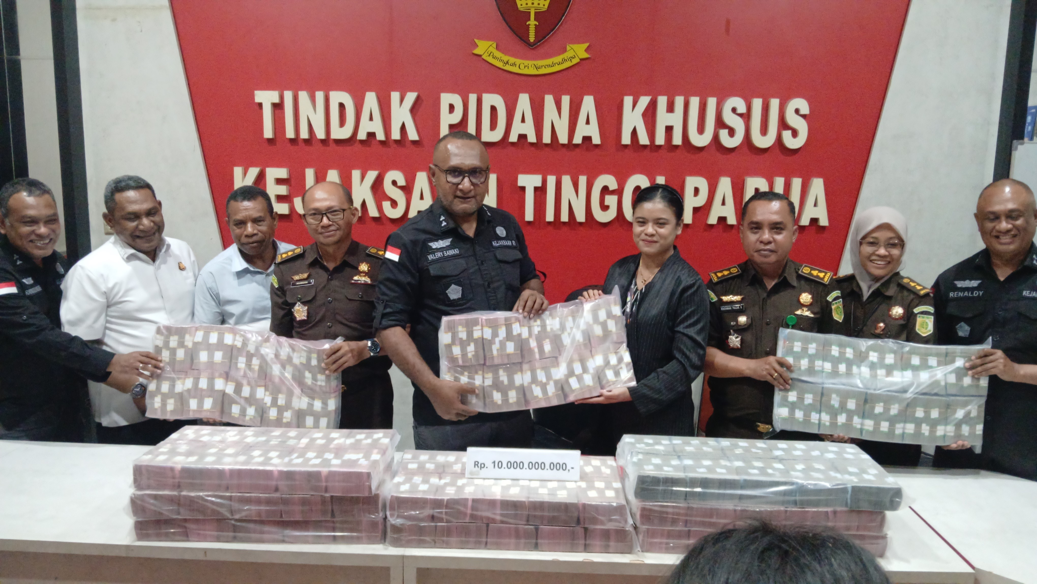 KASUS KORUPSI PON PAPUA, RP10 MILIAR DIKEMBALIKAN KE NEGARA