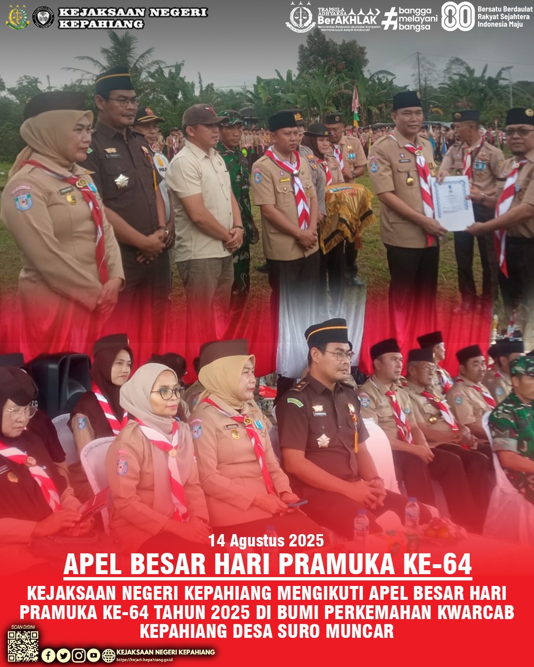 APEL BESAR HARI PRAMUKA KE-64 TAHUN 2025