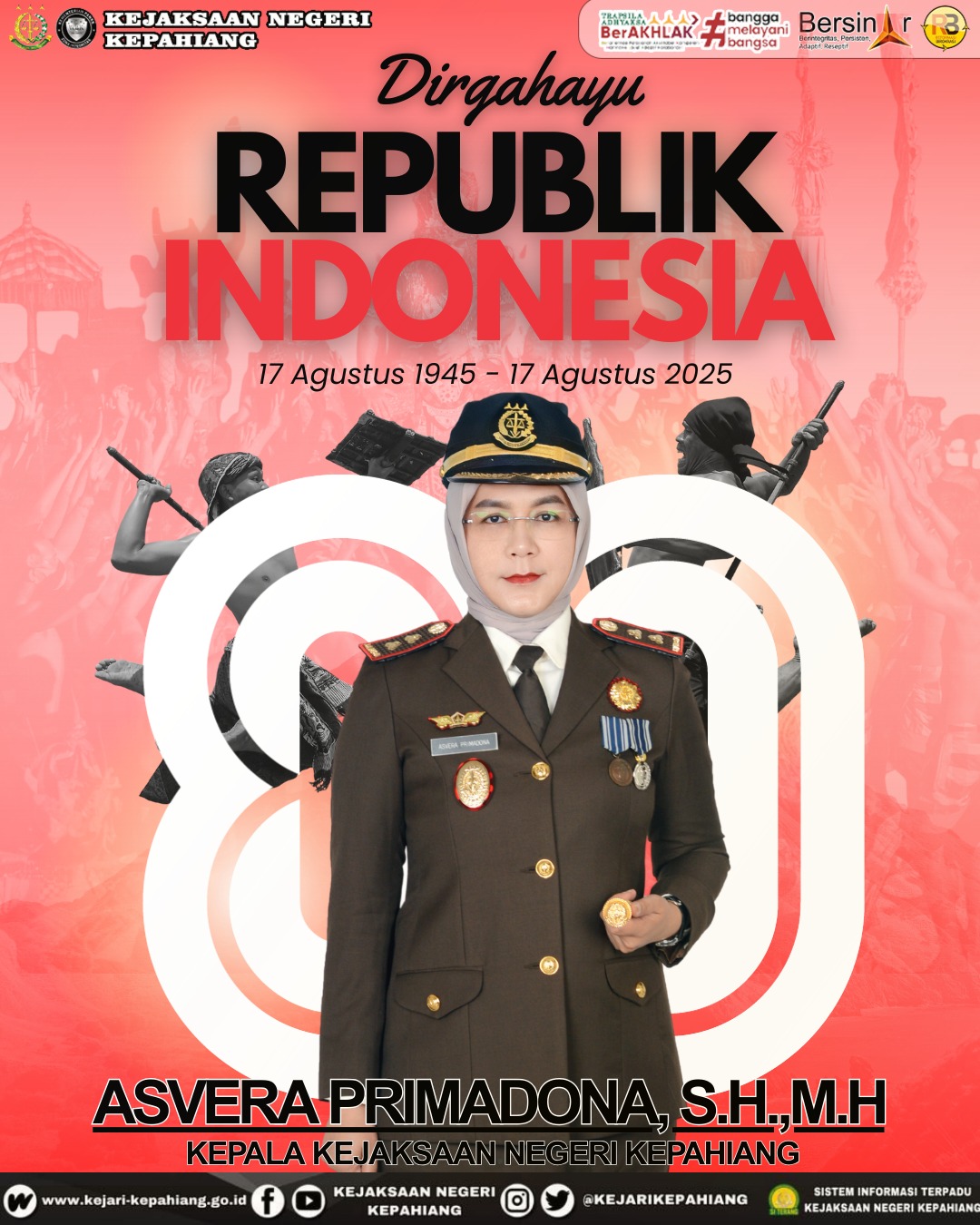 Dirgahayu Republik Indonesia ke-80.