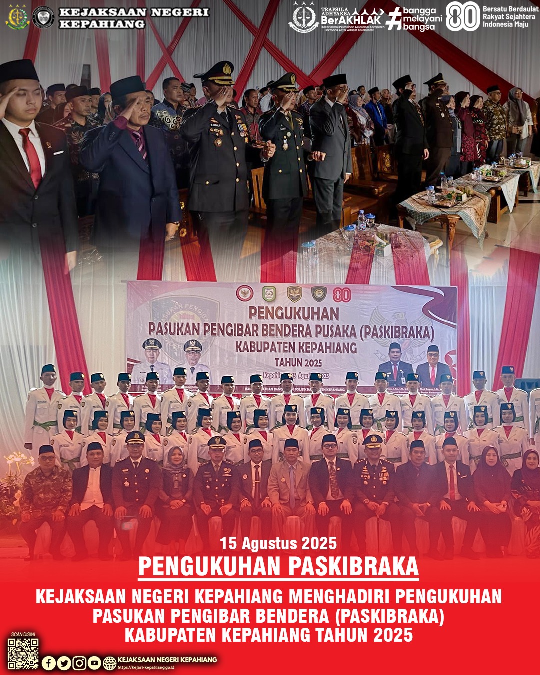 PENGUKUHAN PASKIBRAKA