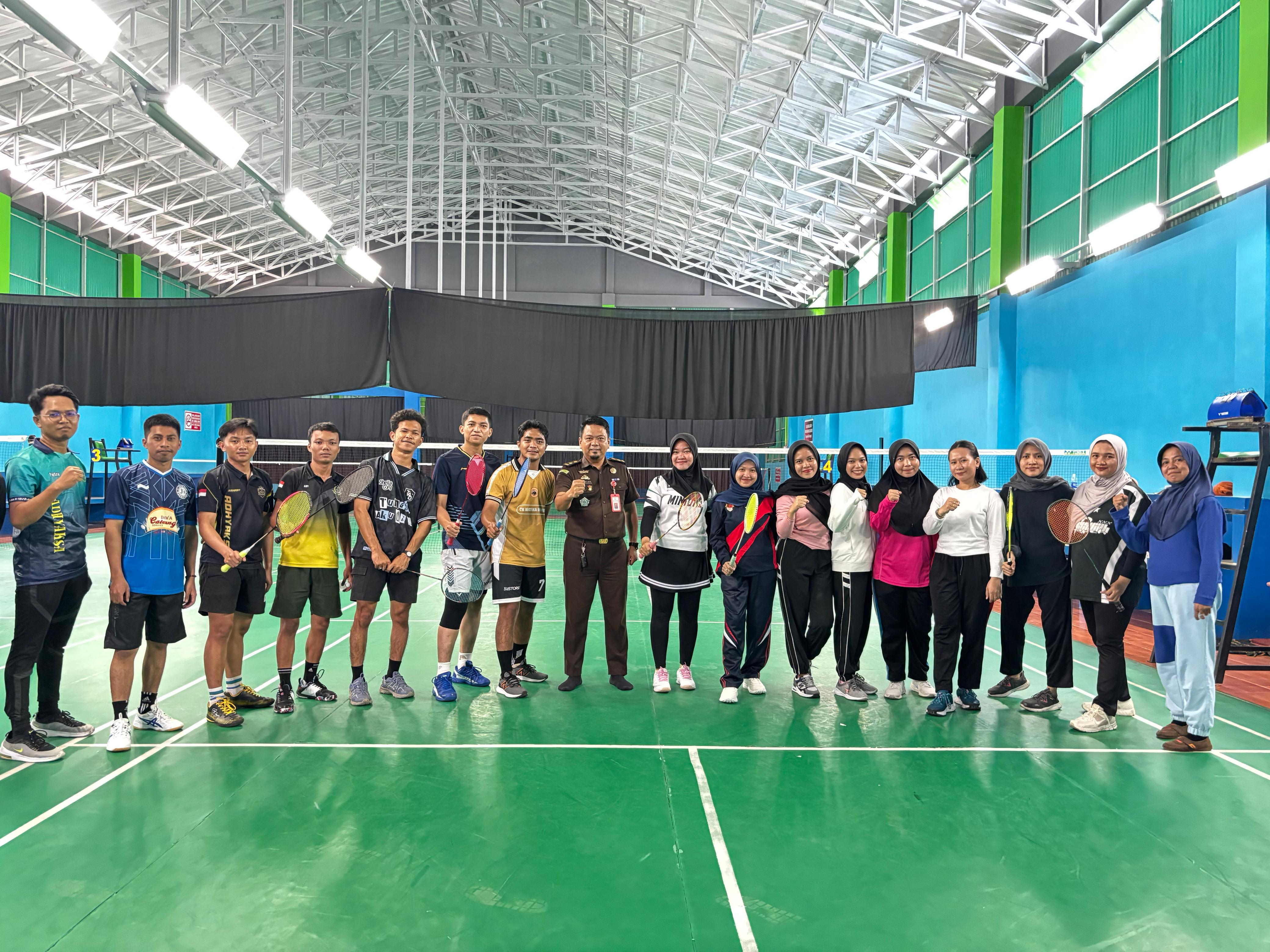 Lomba Badminton dalam rangka Peringatan Hari Lahir Kejaksaan Ke-80 Tahun 2025