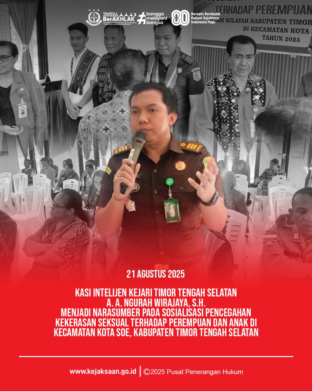 Sosialisasi Pencegahan Kekerasan Seksual Terhadap Perempuan dan Anak di Kecamatan Kota SoE, Kab. Timor Tengah Selatan
