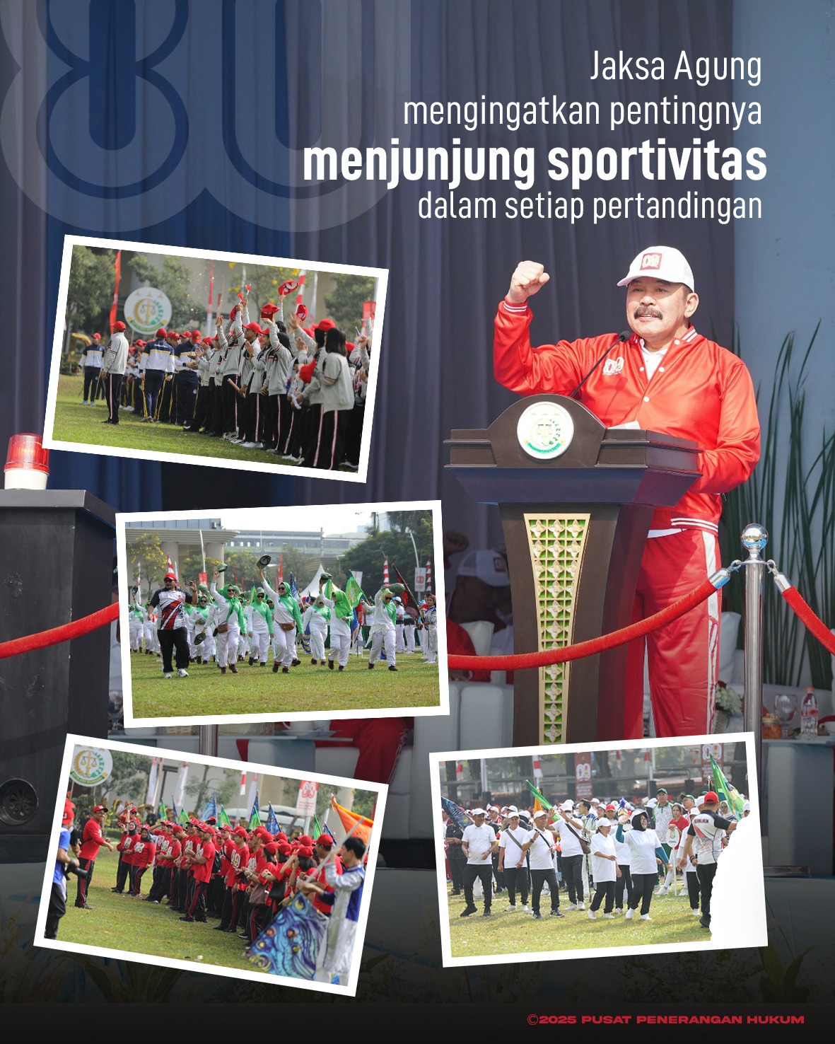 Jaksa Agung Resmi Membuka Pekan Olahraga Hari Lahir Kejaksaan ke-80,  Tumbuhkan Rasa Persaudaraan dan Sportivitas