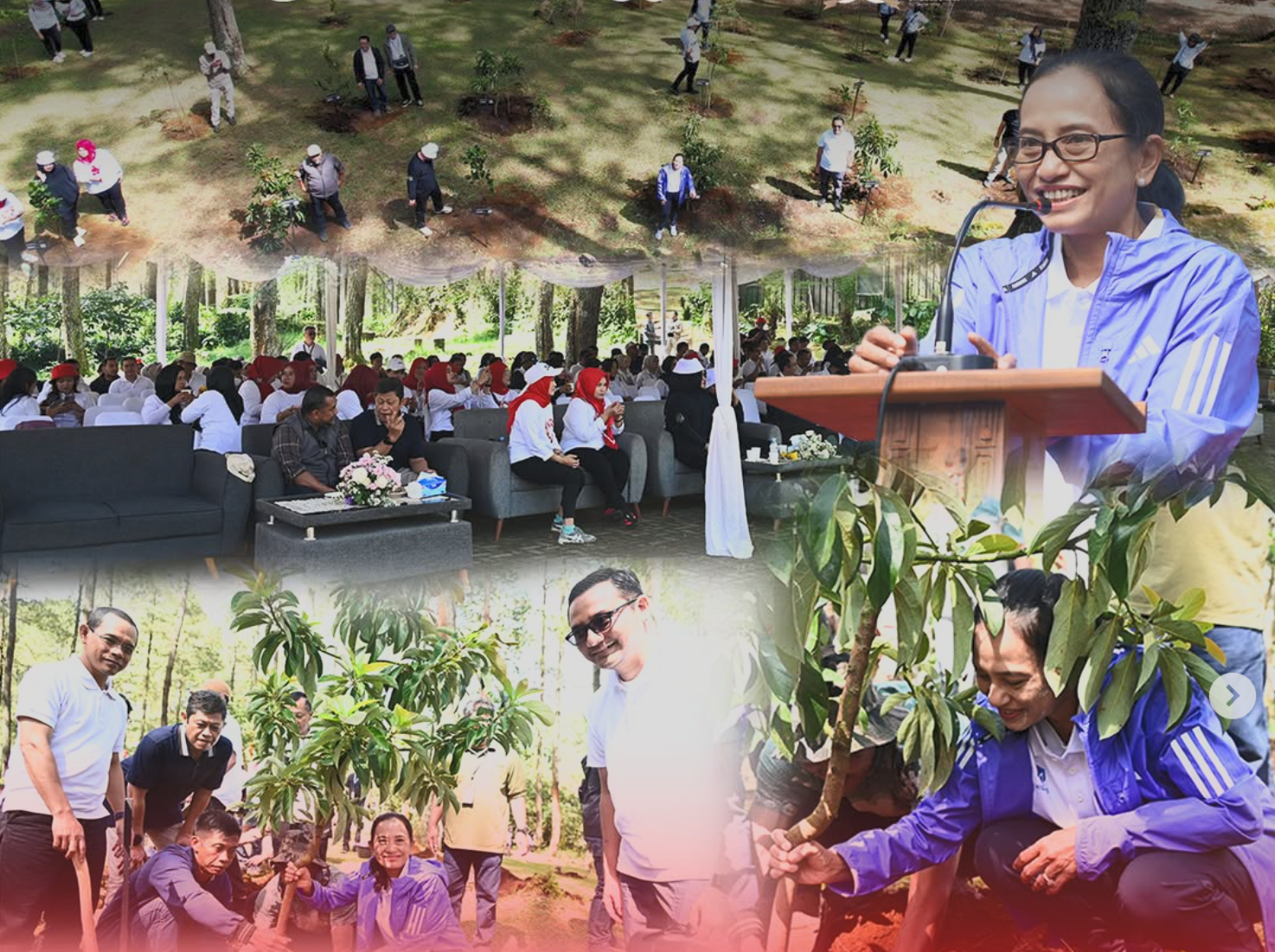 Jalan Pagi Bersama dan Penanaman Pohon dalam rangka Hari Peringatan Hari Lahir Kejaksaan ke-80 Tahun 2025