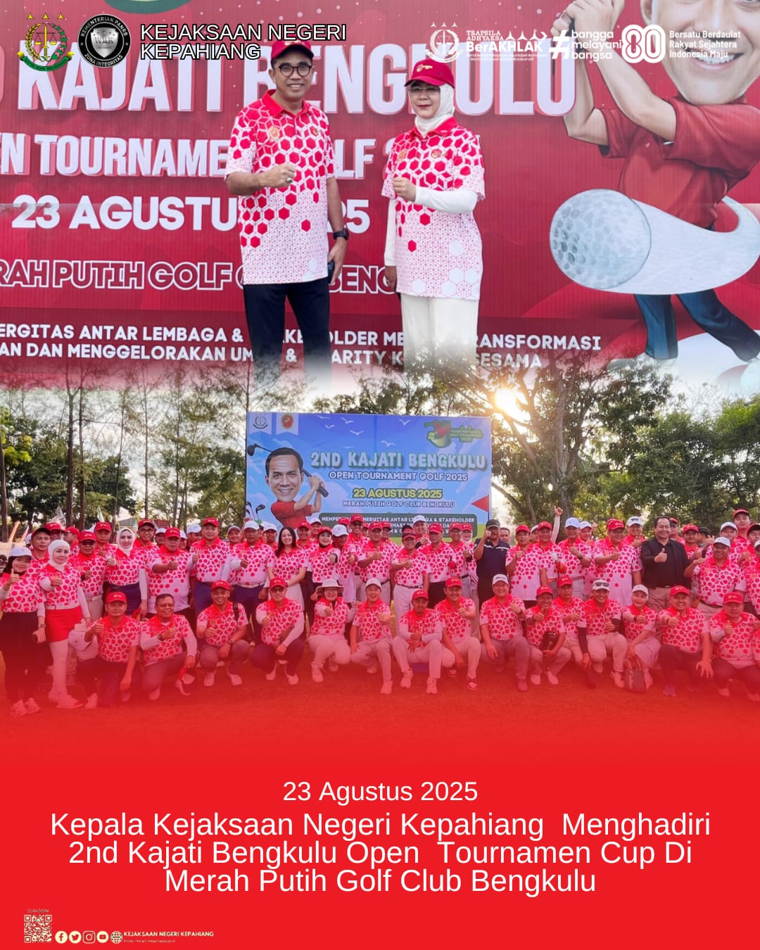 2nd KAJATI BENGKULU OPEN TOURNAMEN GOLF 2025