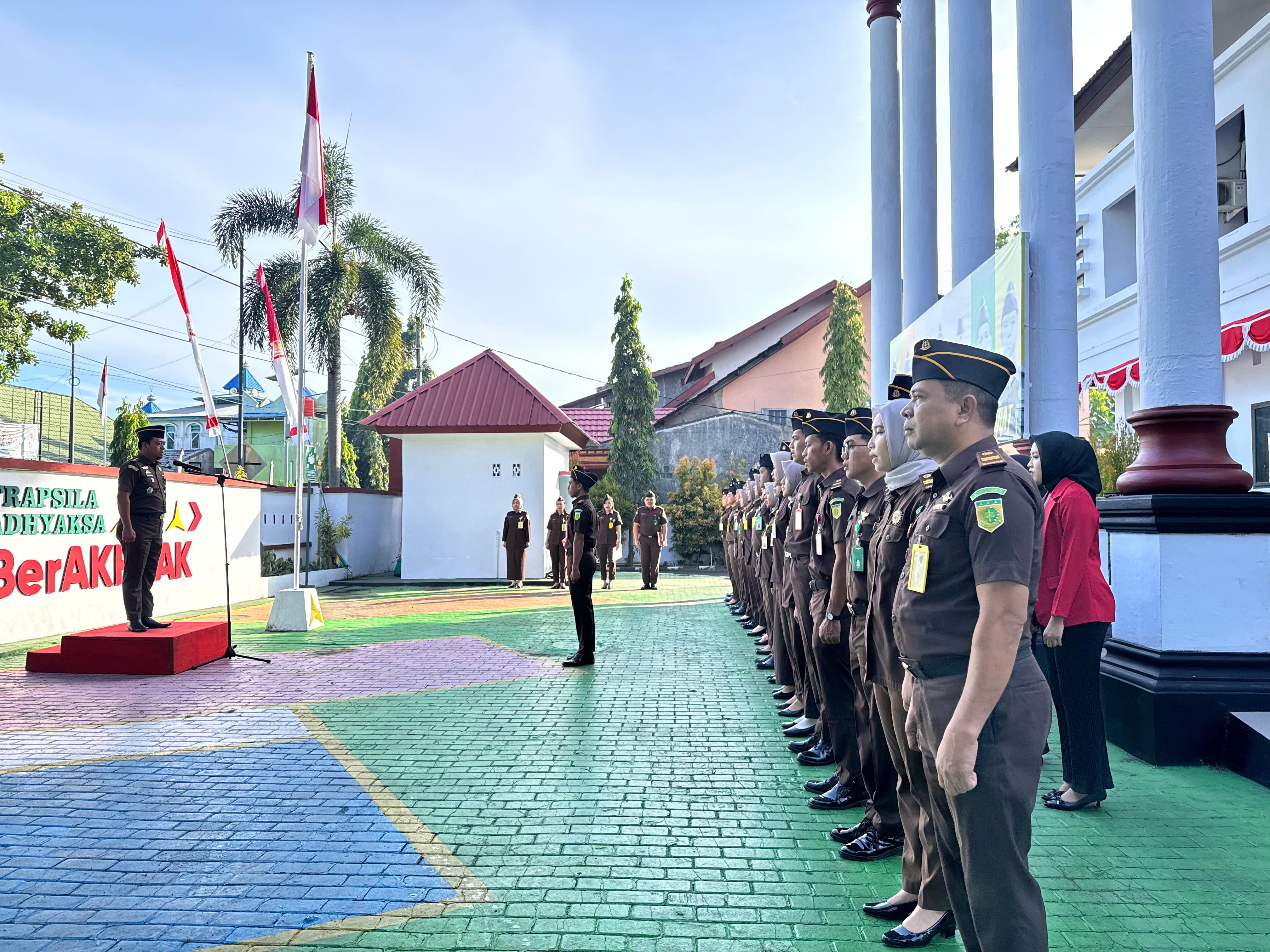 Apel Pagi Kejaksaan Negeri Kepulauan Selayar
