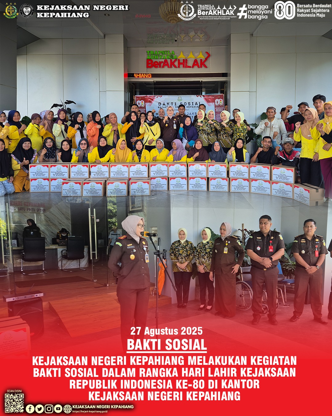 BAKTI SOSIAL KEJAKSAAN NEGERI KEPAHIANG