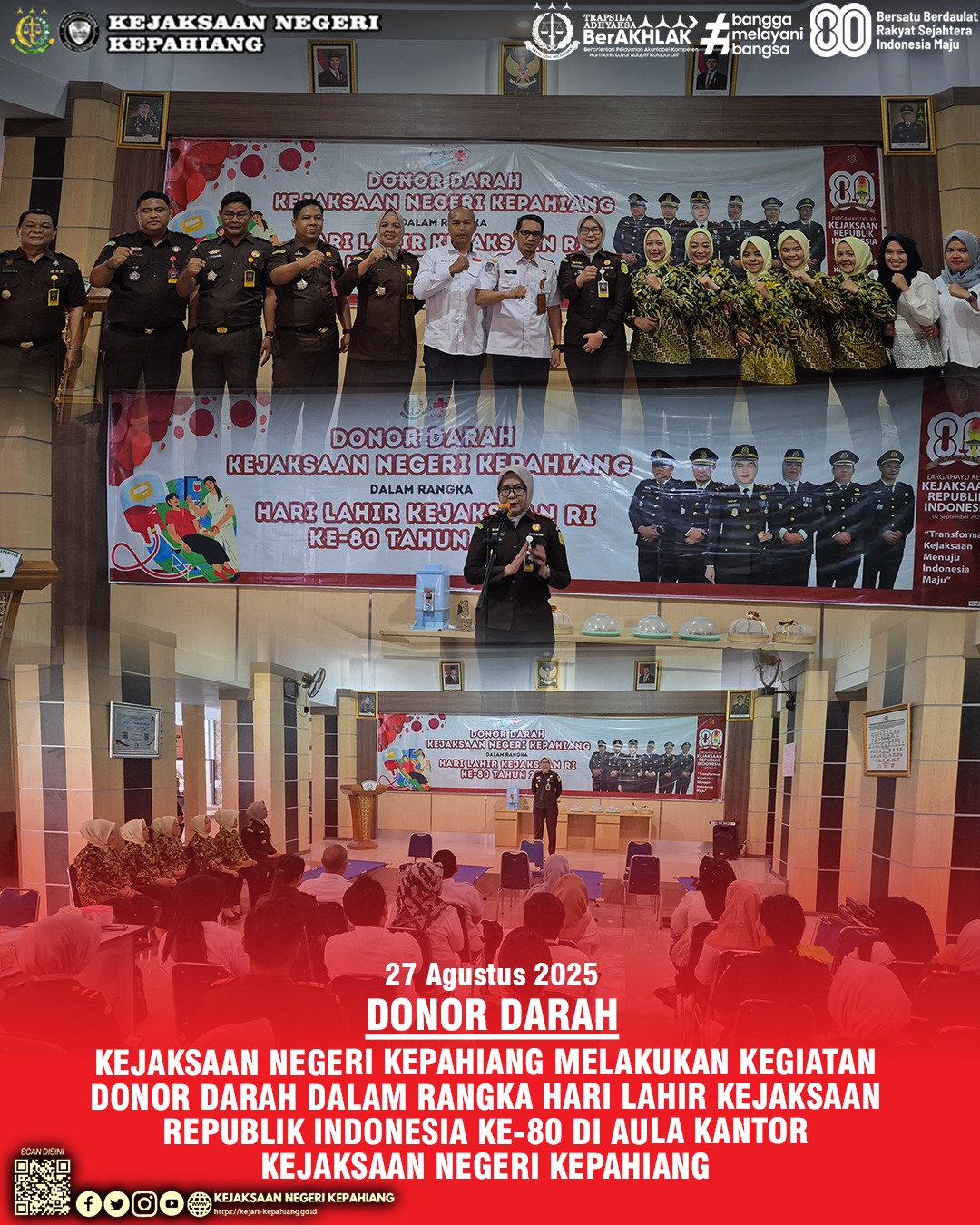 DONOR DARAH KEJAKSAAN NEGERI KEPAHIANG