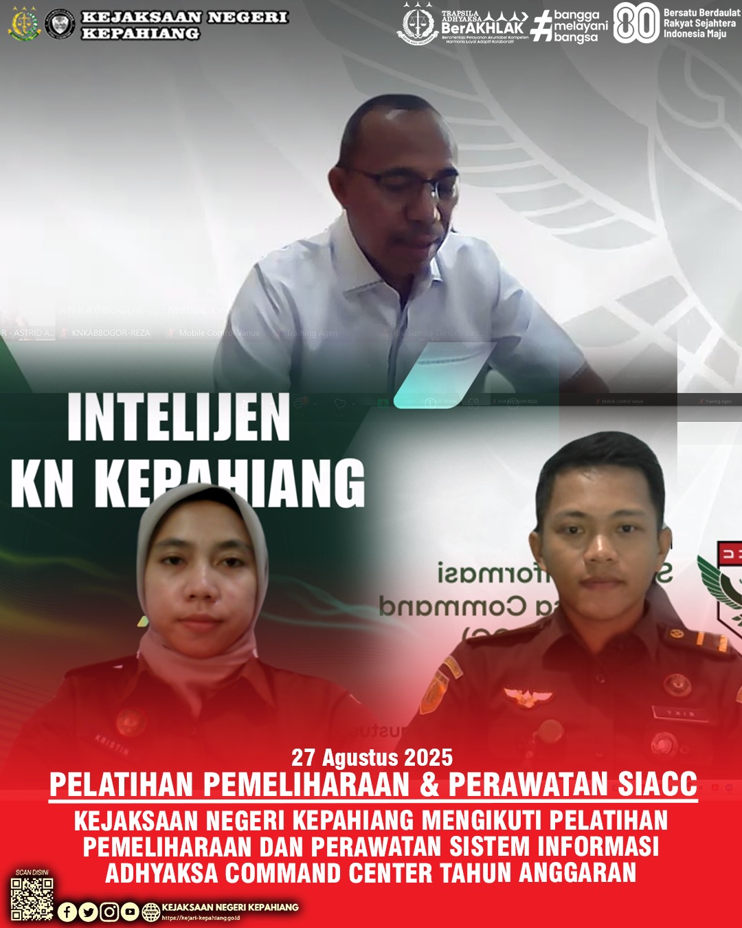 PELATIHAN DAN PERAWATAN SIACC